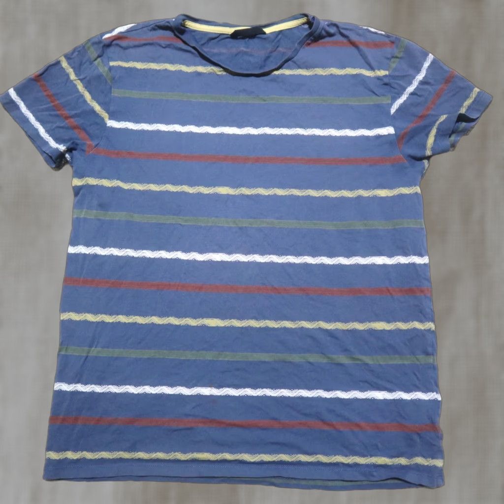 Vintage VINTAGE LCW CASUAL Blue Striped Short Sleeve T-Shirt Adult Women's Medium Casual 90s Size M / US 6-8 / IT 42-44 - 1 Thumbnail
