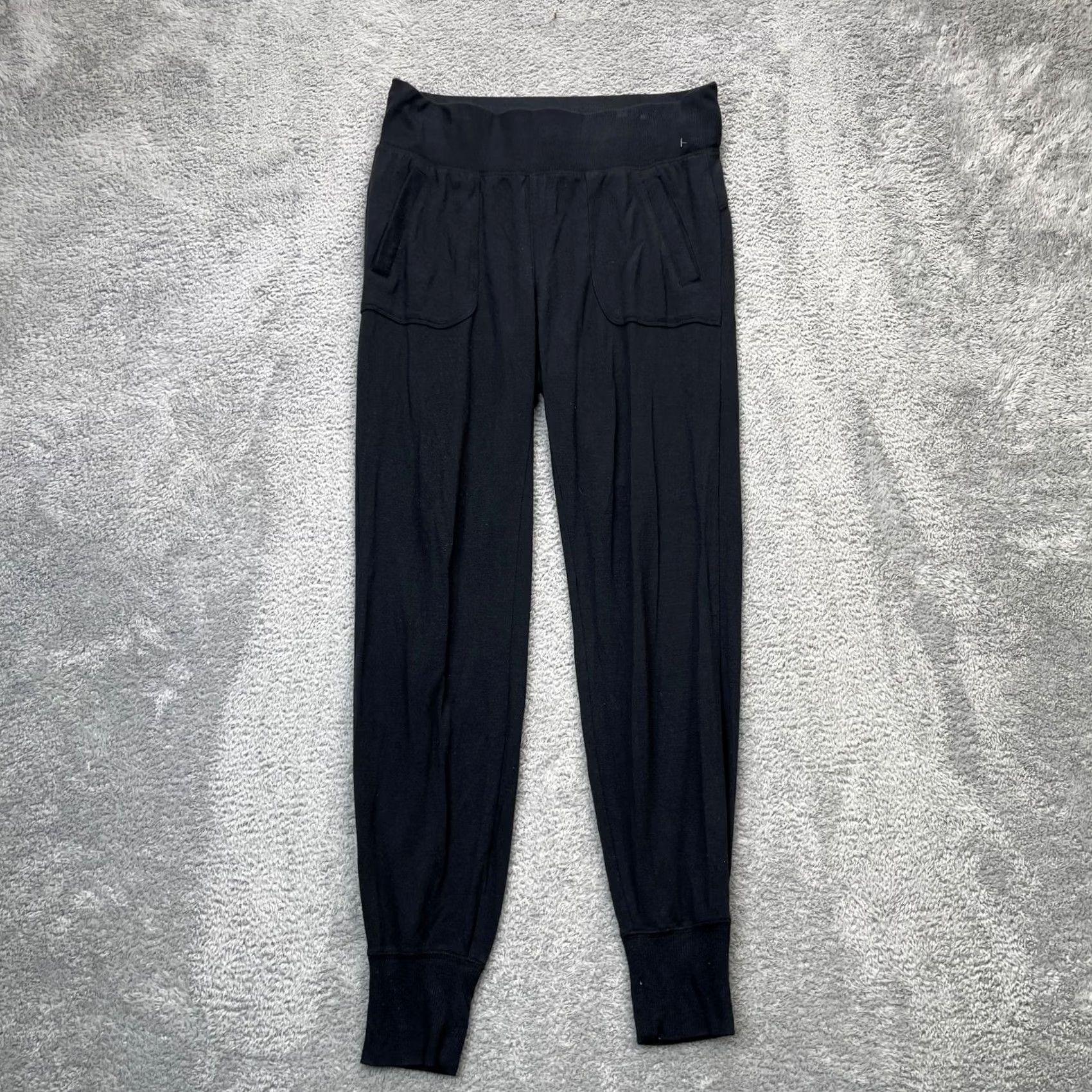 Athleta Athleta Pants Womens Small Black Jogger Stretch Pockets Performance Yoga Gym Size 28" / US 6 / IT 42 - 2 Thumbnail