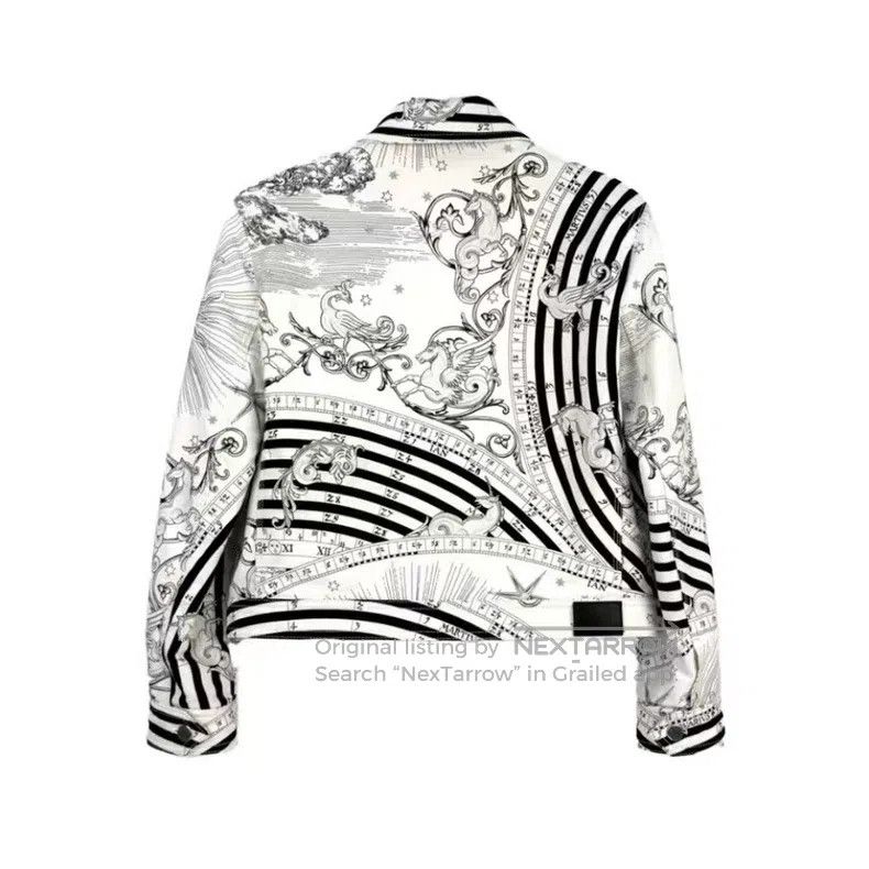 Hermes Hermes White Star Leather Label Jacket Size XS / US 0-2 / IT 36-38 - 2 Thumbnail