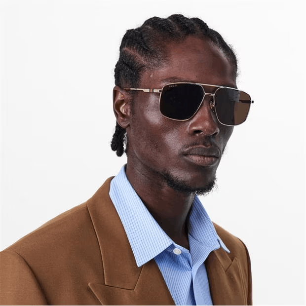 Gucci Aviator Sunglasses Size ONE SIZE - 3 Thumbnail
