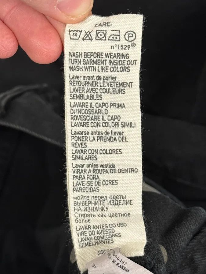 Polo Ralph Lauren AW2014 Ralph Lauren Black Minimalist Denim Jeans Size US 34 / EU 50 - 11 Thumbnail