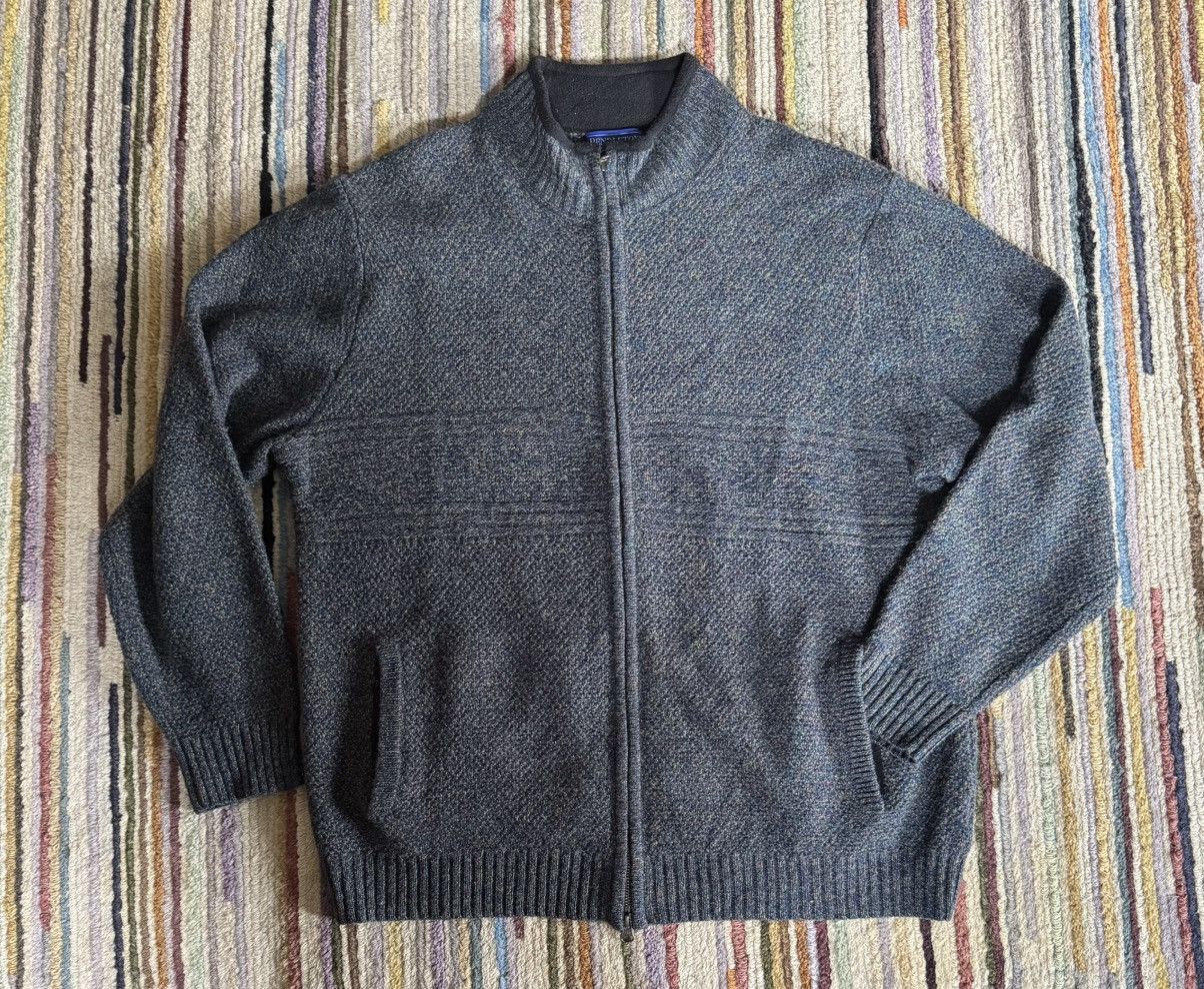 Pendleton Blue melange 100% washable wool, XL, new no tags Size US XL / EU 56 / 4 - 1 Thumbnail