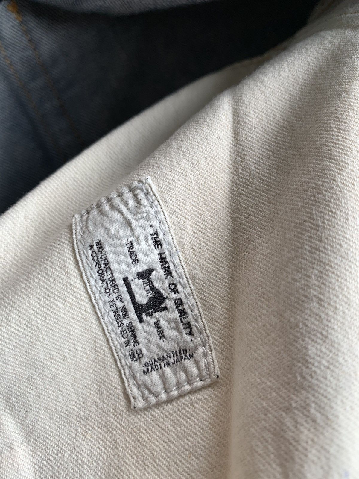Japanese Brand × RESOLUTE × Vintage VINTAGE RESOLUTE 710 SELVEDGE BUTTON FLY DISTRESSED DENIM Size US 30 / EU 46 - 15 Thumbnail