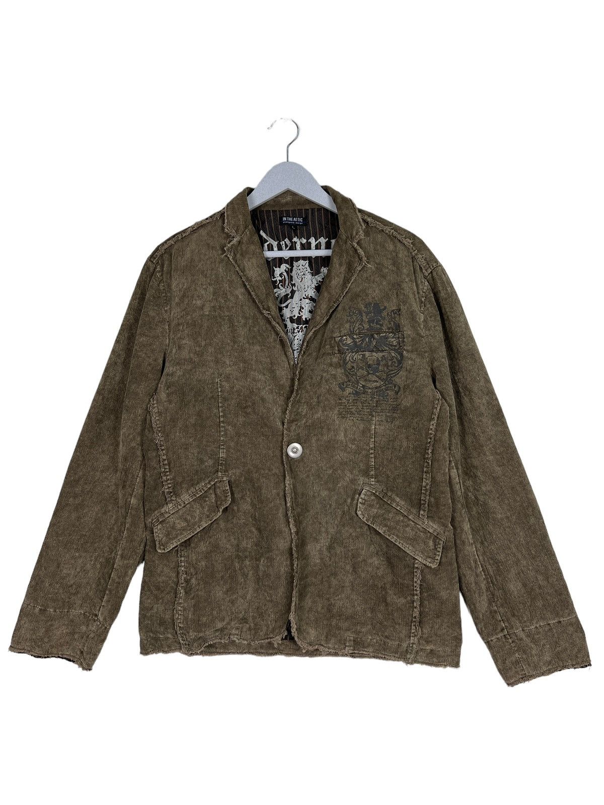 In The Attic 🔥 IN THE ATTIC CORDUROY JACKET Size US M / EU 48-50 / 2 - 3 Thumbnail