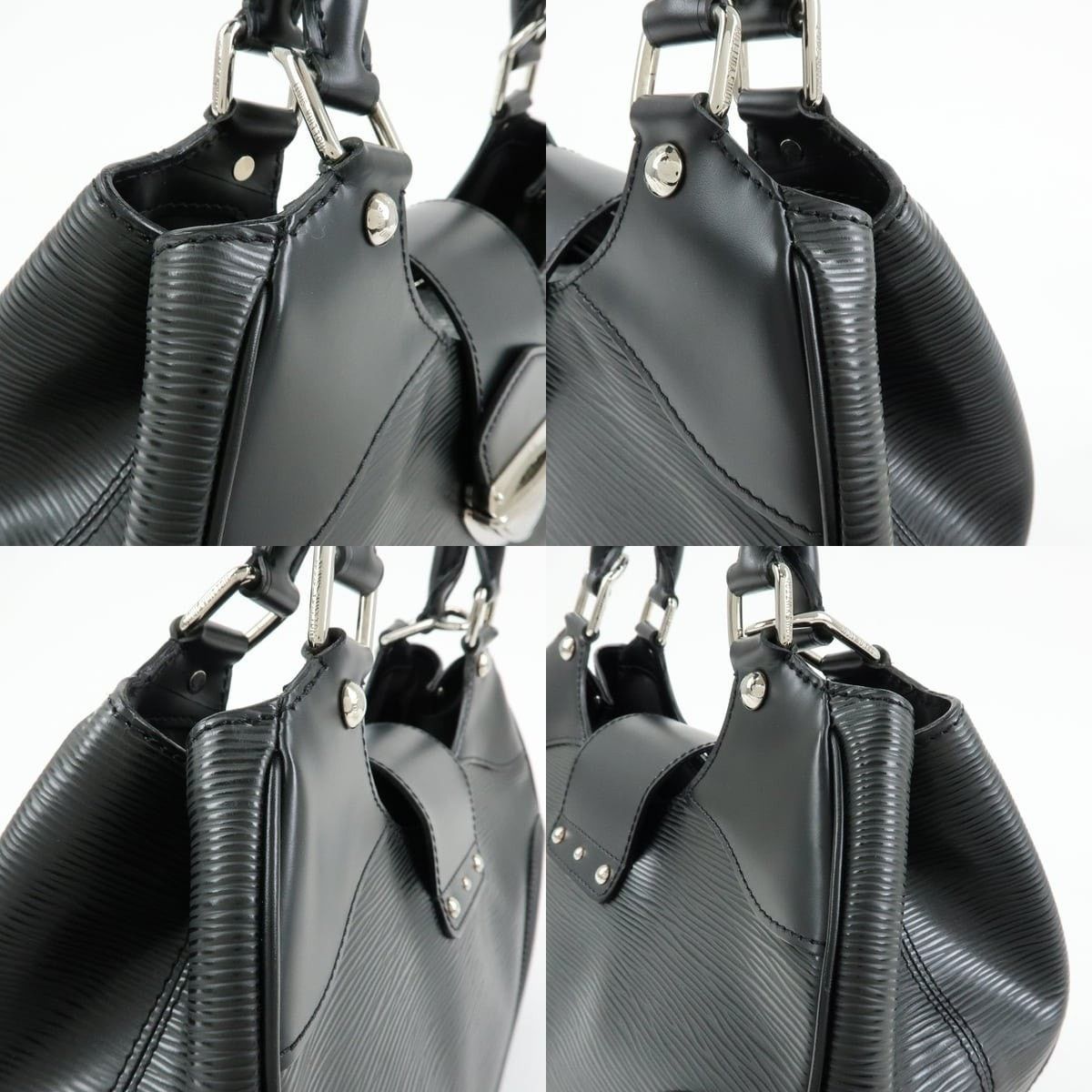 Louis Vuitton Louis Vuitton Epi Sac Montaigne Shoulder Bag Black Size ONE SIZE - 6 Thumbnail