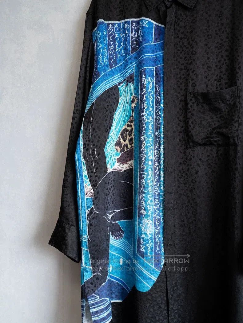 Yohji Yamamoto Yohji Yamamoto 19SS Silk Ukiyo-e Shirt. Size US L / EU 52-54 / 3 - 5 Thumbnail