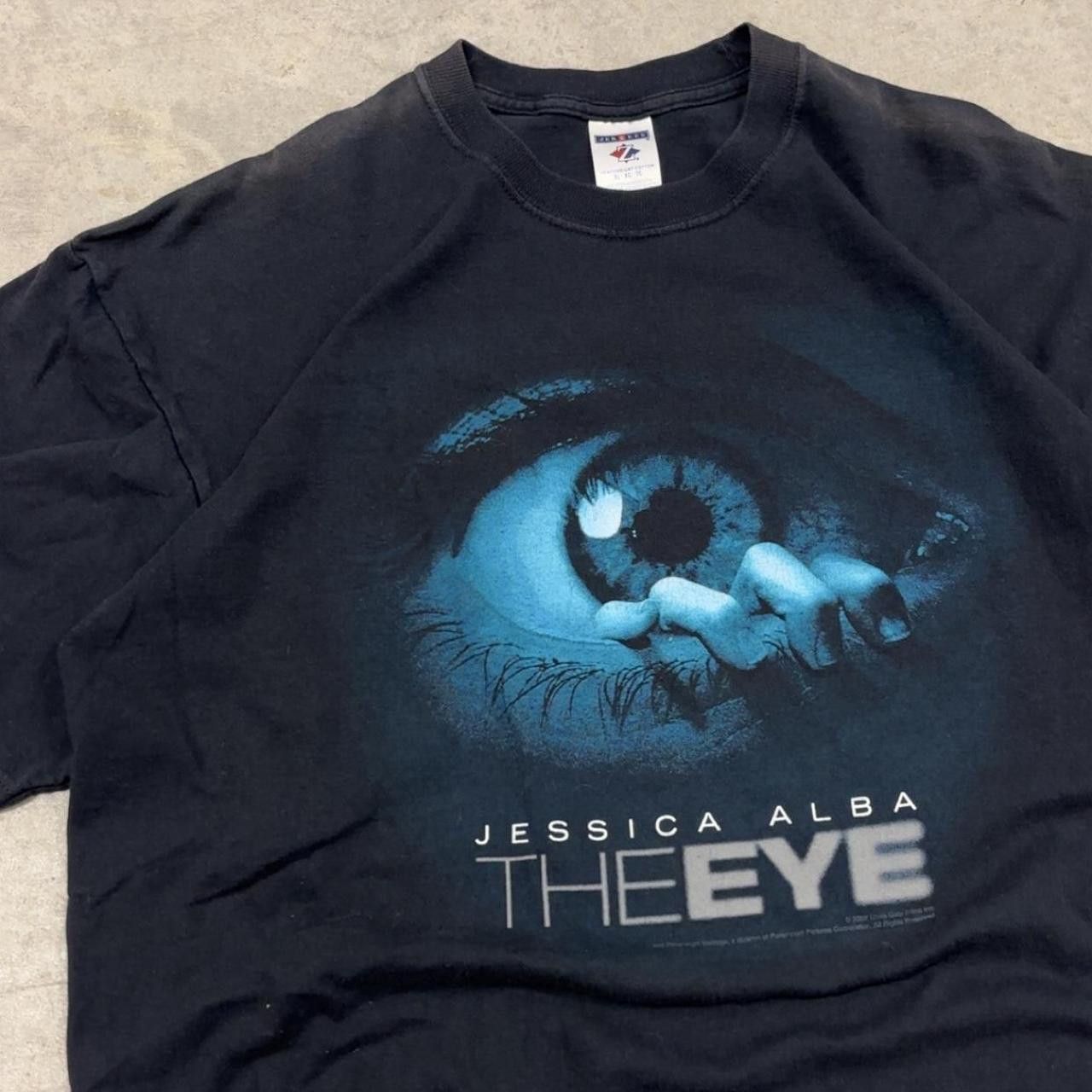 Jerzees Vintage Jessica Alba The Eye Movie Promo Shirt Size US XL / EU 56 / 4 - 1 Thumbnail
