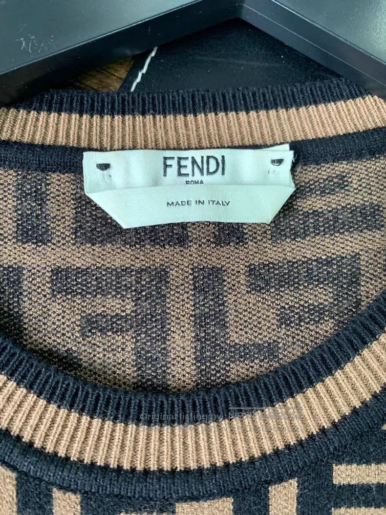 Fendi Fendi Letter Long Sleeve Dress Size XS / US 0-2 / IT 36-38 - 2 Thumbnail