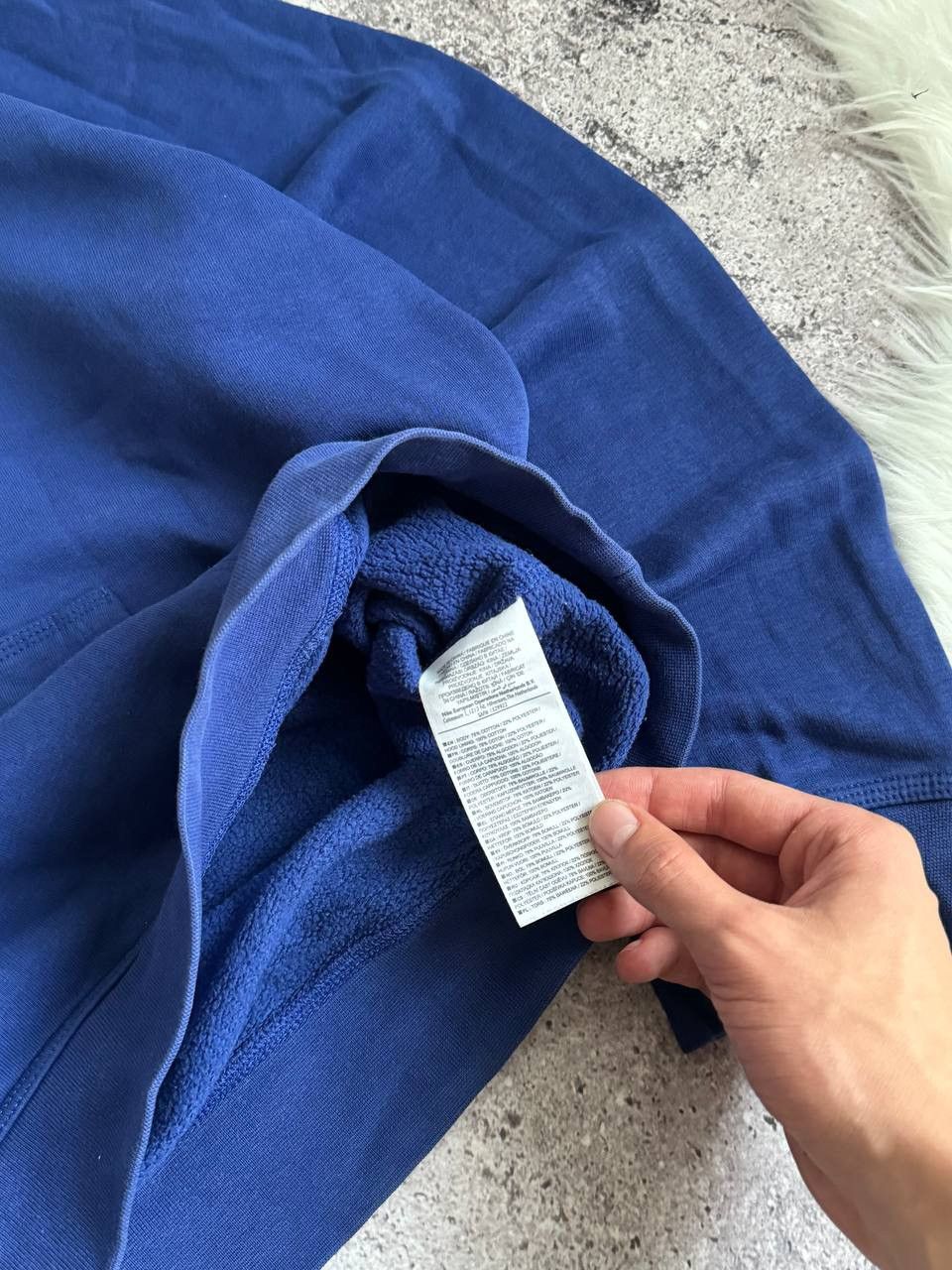 Nike Vintage Nike Y2K swoosh oversized blue hoodie Size US XL / EU 56 / 4 - 10 Thumbnail