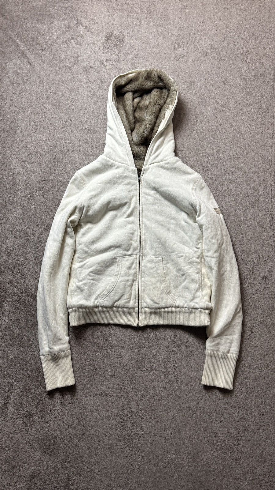 Japanese Brand Vintage Y2K Fur Zip Hood lgb goa abercrombie ifsixwasnine Size US S / EU 44-46 / 1 - 2 Thumbnail