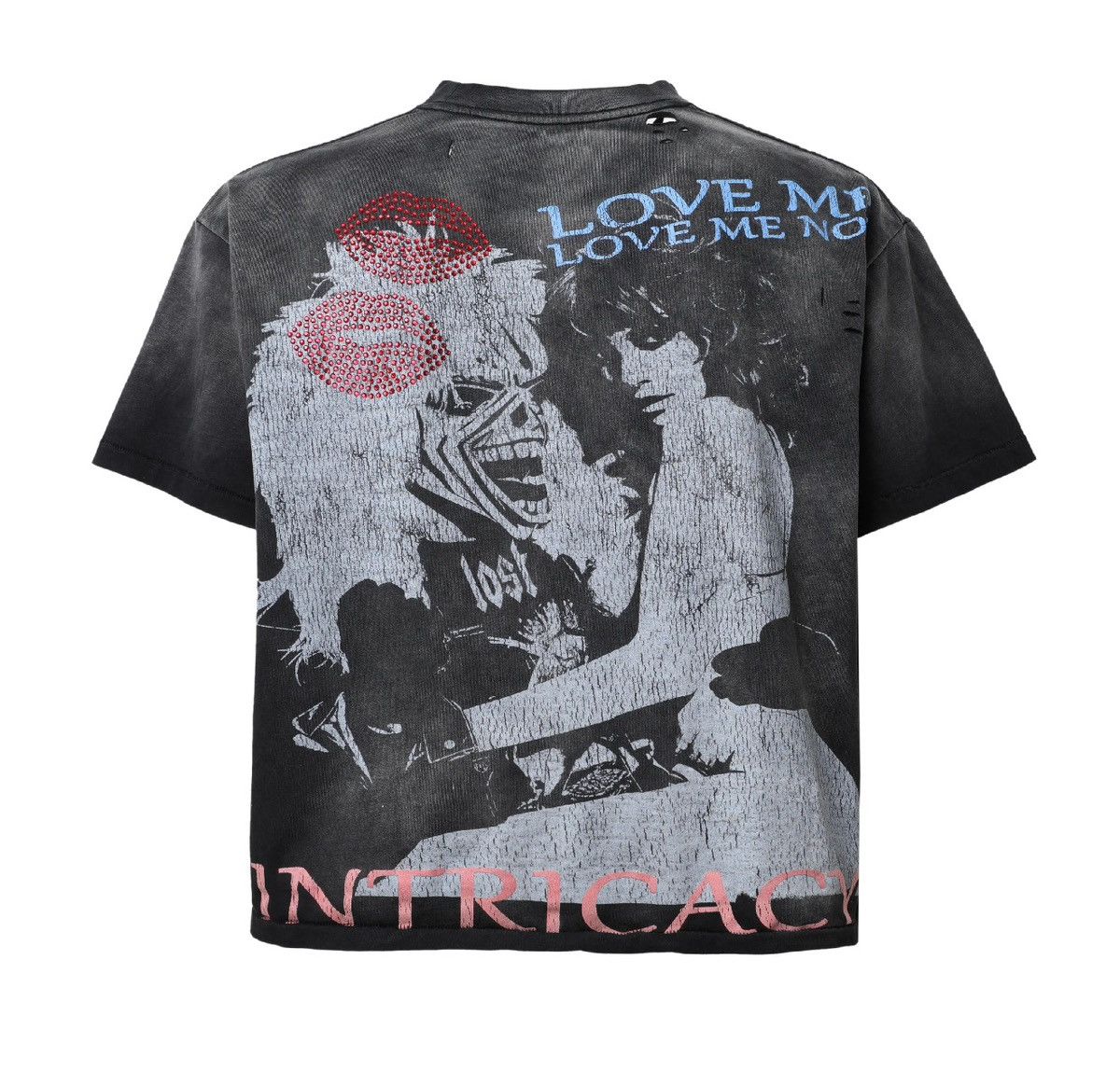 LOST INTRICACY Lost Intricacy 'Love Lost' Black Tee Size US XS / EU 42 / 0 - 2 Thumbnail