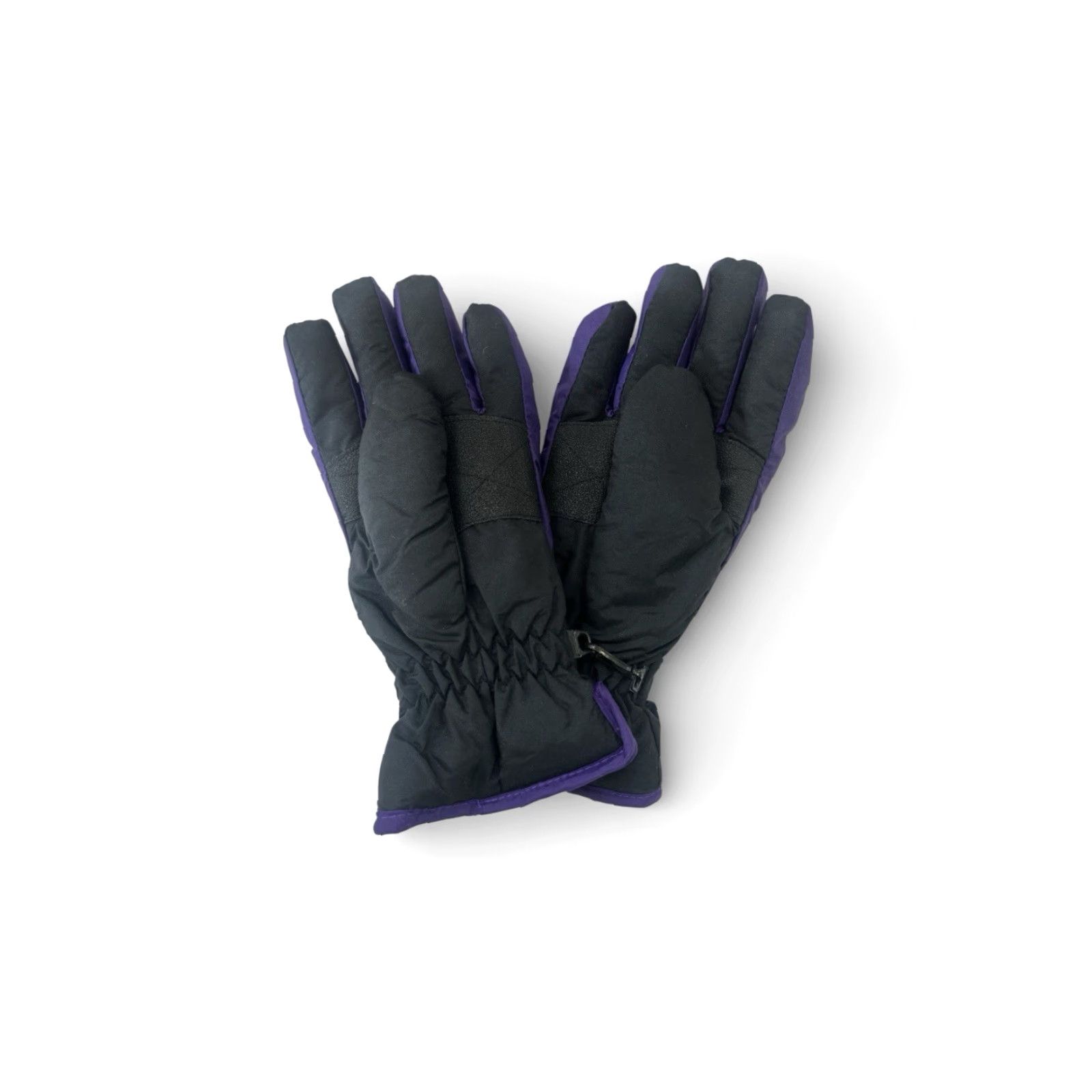 Vintage VINTAGE waterproof winter gloves Womens M Paris Accessories Glove 90s NWT Deadstock Black Nylon Waterproof Size ONE SIZE - 4 Thumbnail