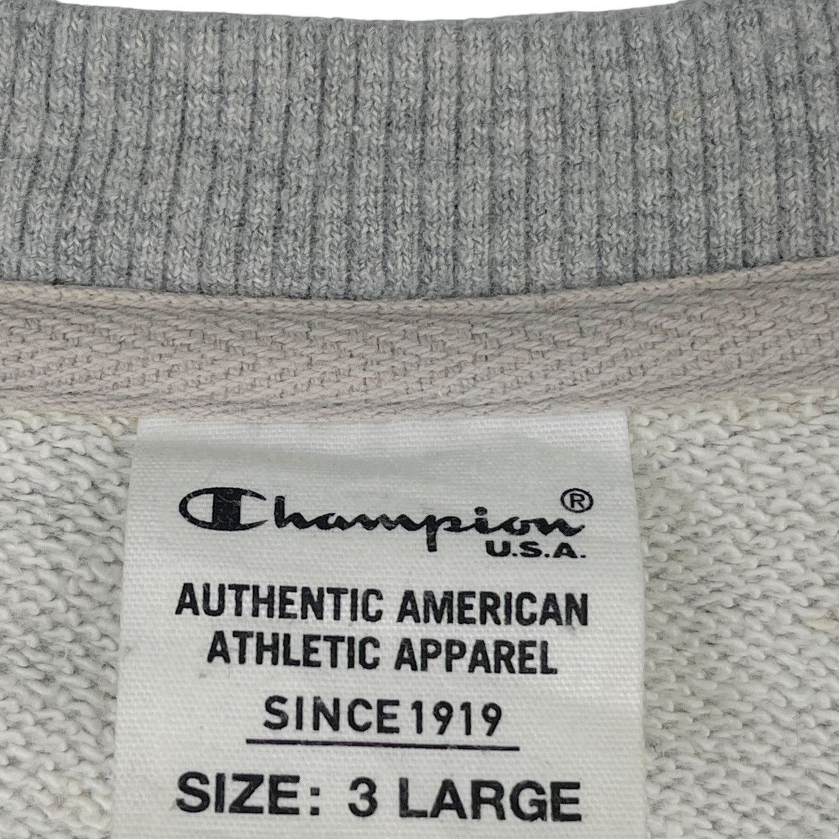 Champion × Vintage Vintage Champion Crewneck Sweatshirt Small Embroidered Logo Size 3XL / US 20-22 - 6 Thumbnail