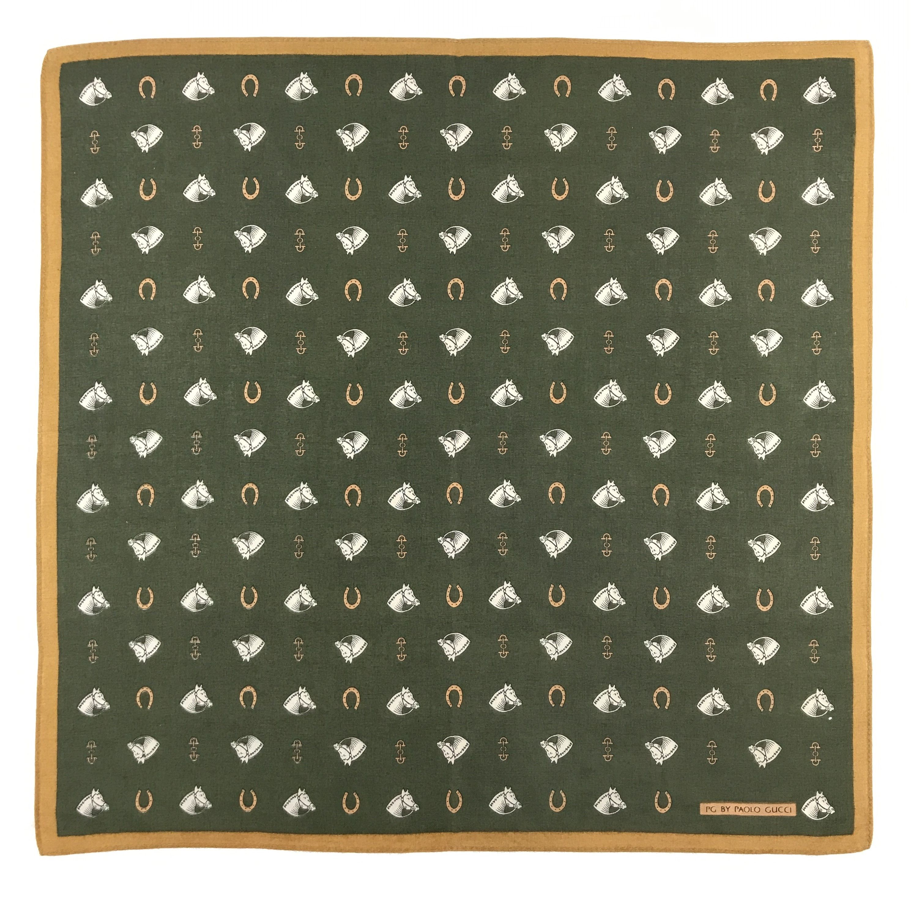 Paolo Gucci × Vintage Vintage Paolo Gucci Bandana Neckerchief Handkerchief Size ONE SIZE - 1 Thumbnail