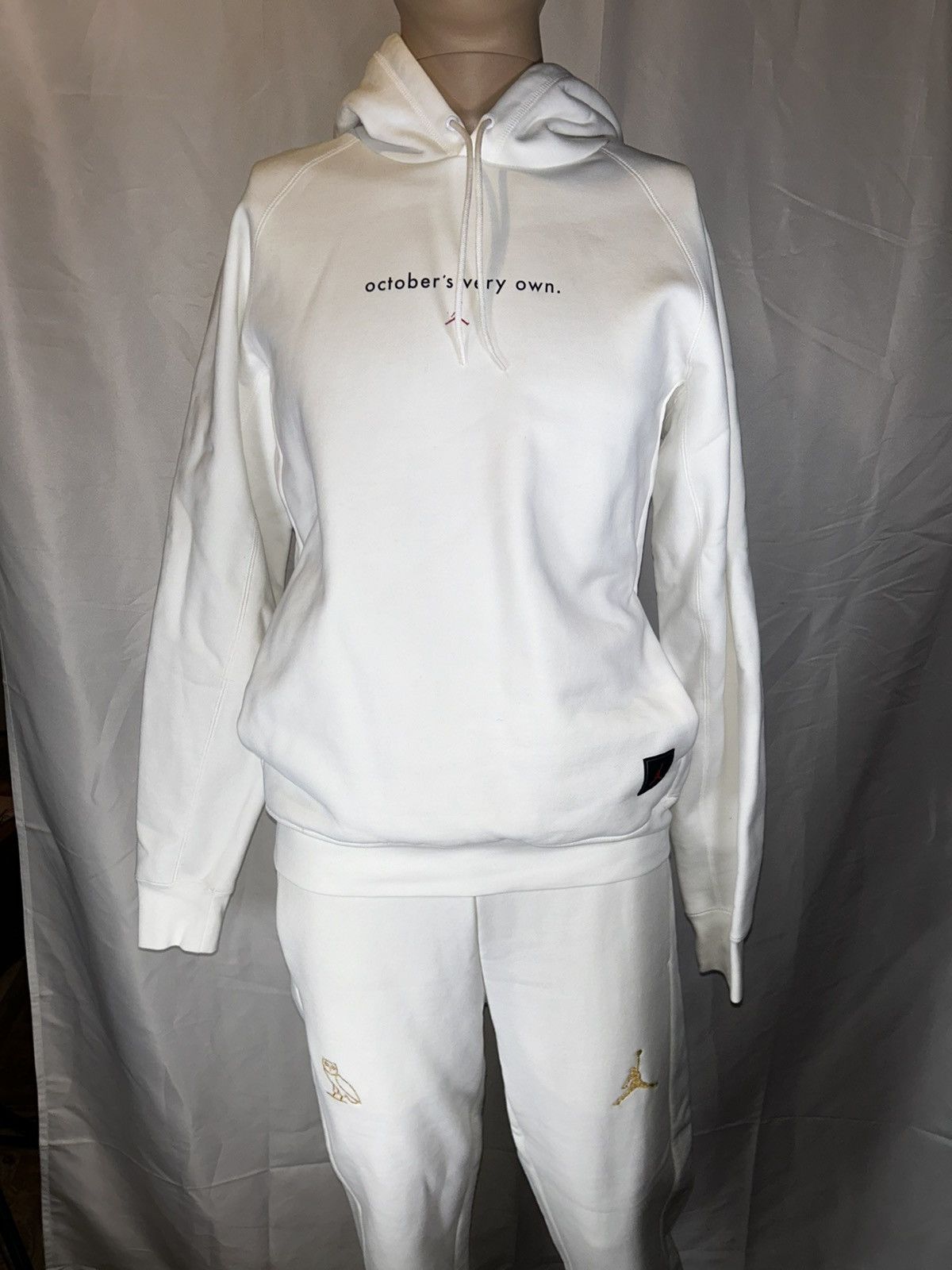 image of Ovo X Jordan 2016 Tracksuit Set in White, Men's (Size Medium)