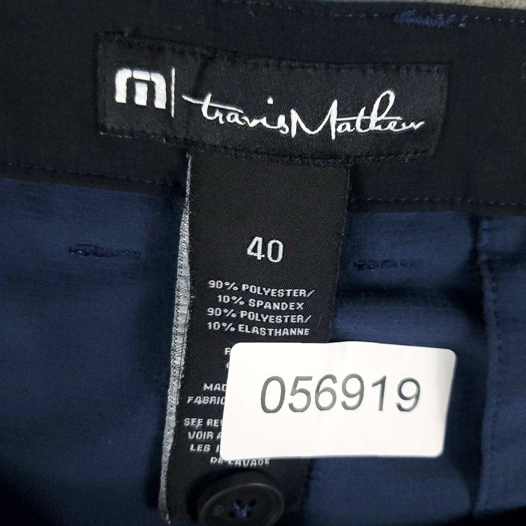 TravisMathew Travis Mathew Shorts Mens 40 Blue Golf Casual Flat Front Chino Vintage No Size US 40 / EU 56 - 5 Thumbnail
