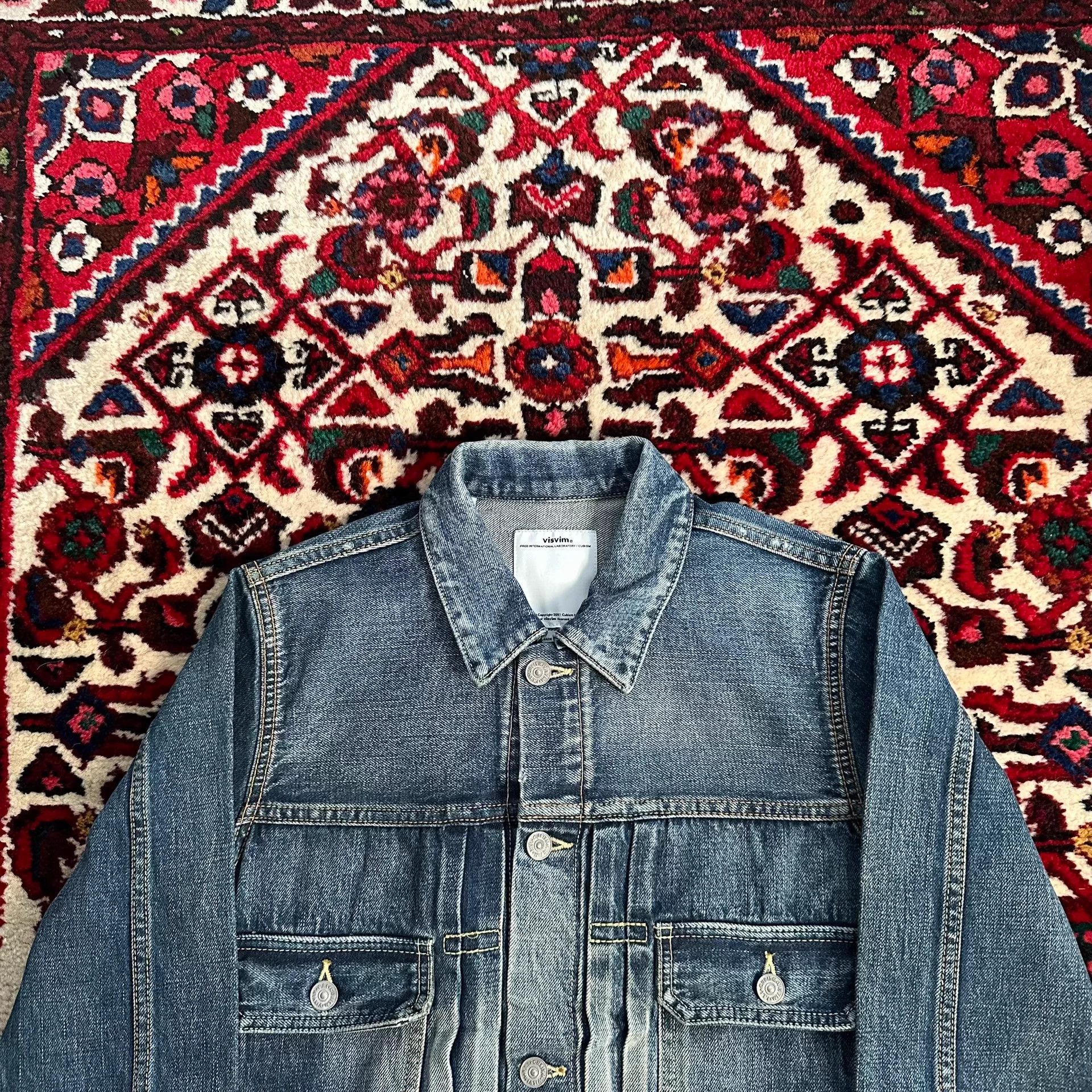 Visvim visvim 11aw 101 yellow ochre denim jacket 1 Size US S / EU 44-46 / 1 - 4 Thumbnail