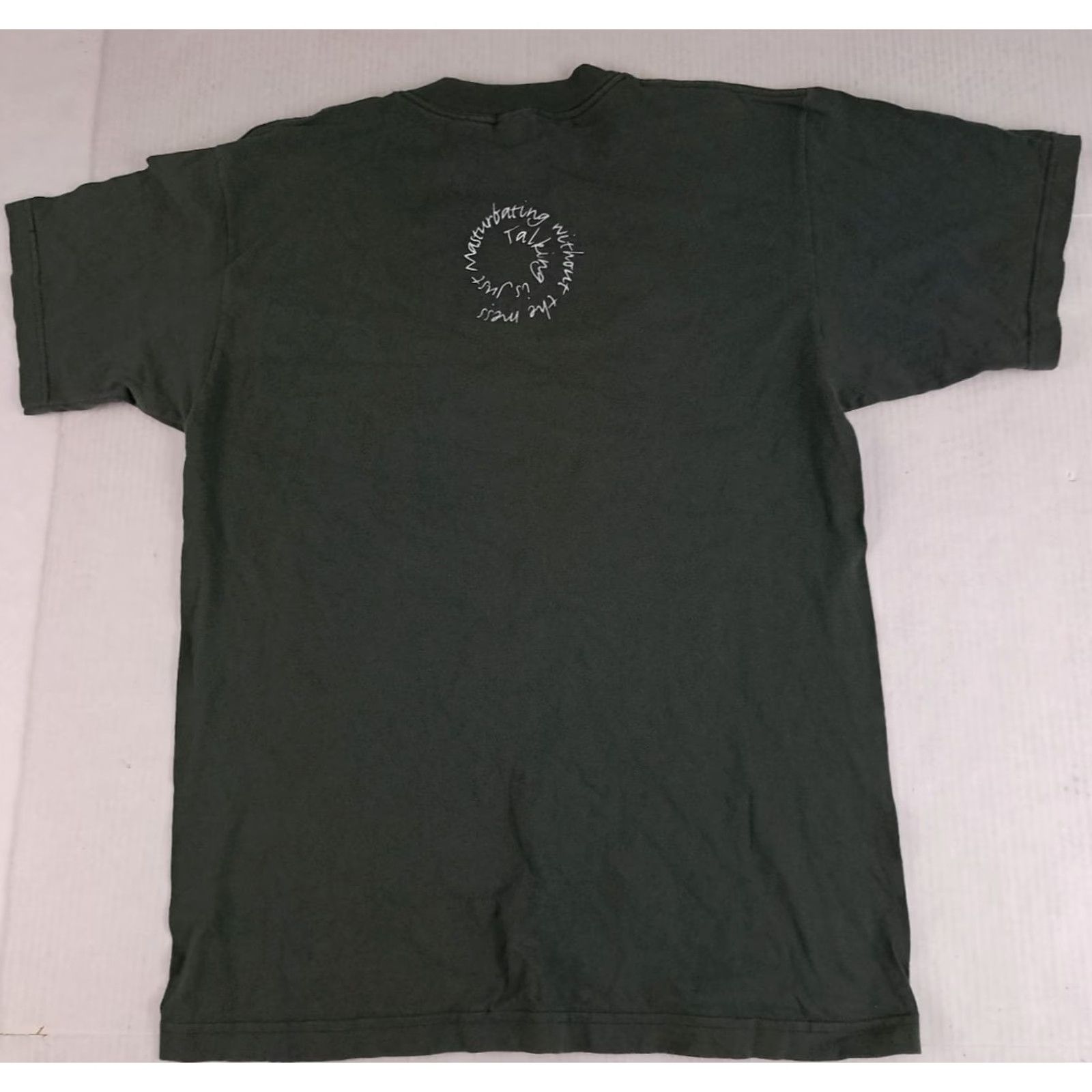 Vintage VINTAGE Our Lady Peace T-Shirt Murina Canvas Graphic Print Short Sleeve Crew Neck Olive L Adult/Unisex Music 1990s USA Size US L / EU 52-54 / 3 - 5 Thumbnail