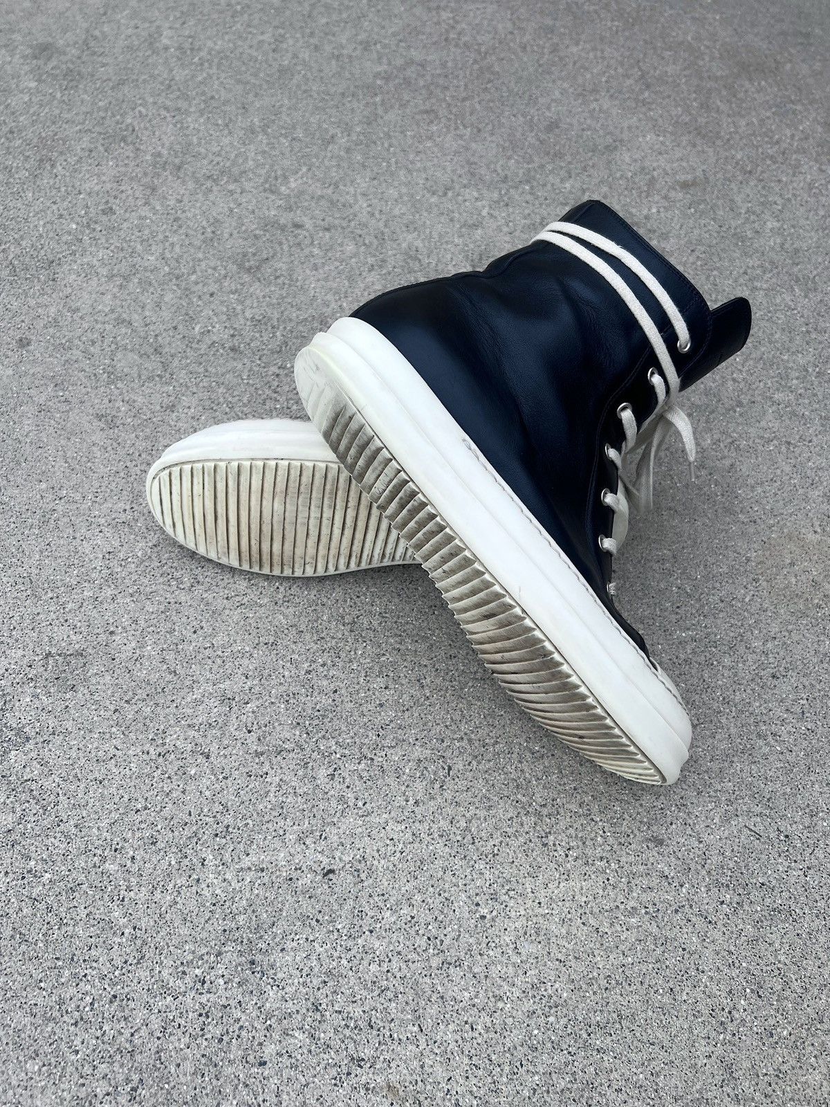Rick Owens Rick Owens Leather Ramones Size US 10.5 / EU 43-44 - 5 Thumbnail