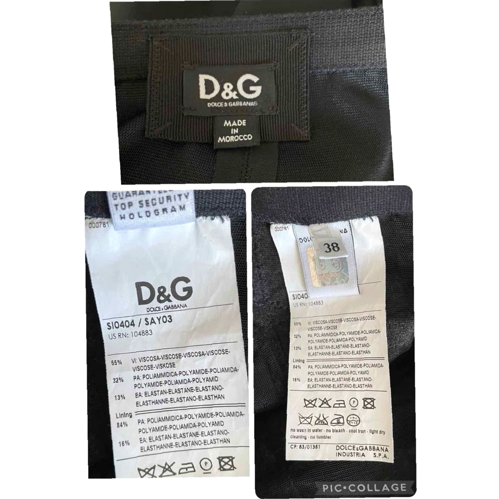 Dolce & Gabbana VINTAGE Dolce&Gabbana Grey Black Ruched Top Skirt Set 2 Piece Women Size S 38/40 Bodycon Y2K Size S / US 4 / IT 40 - 7 Thumbnail