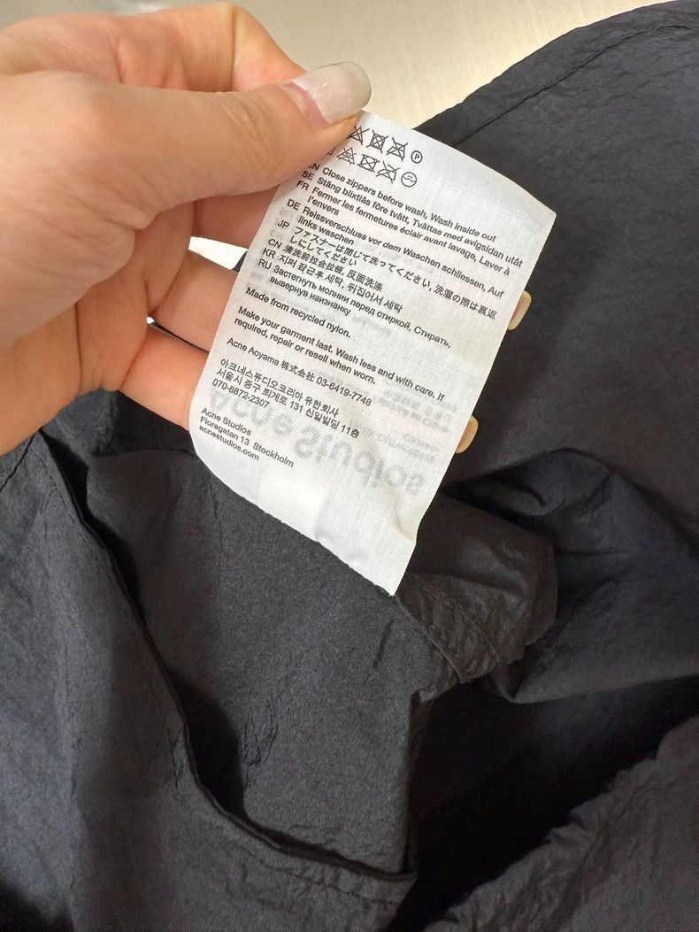Acne Studios acne studios Black sunscreen jacket 2504-Nextarrow Size US M / EU 48-50 / 2 - 7 Thumbnail