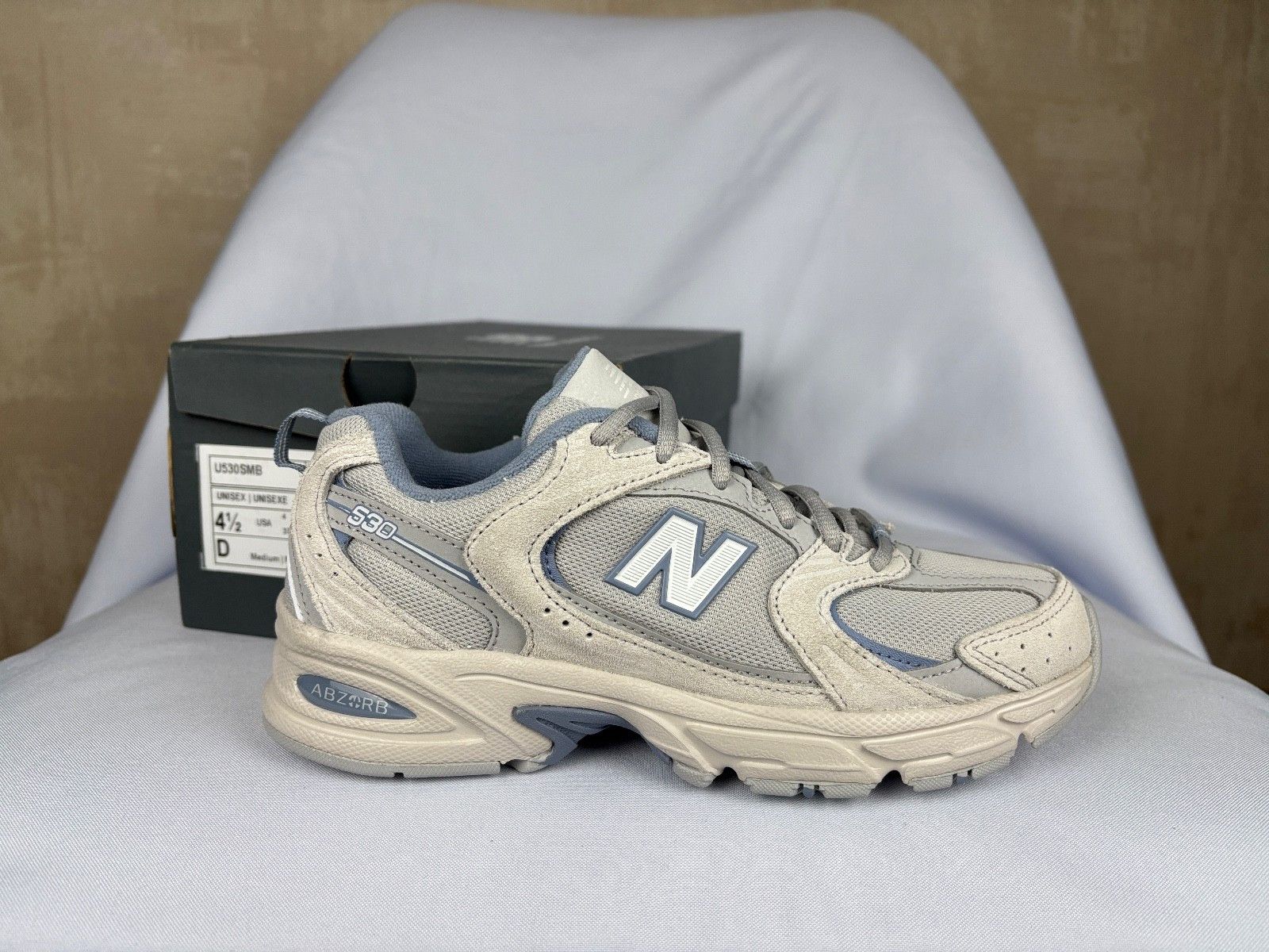 New Balance New Balance 530 Grey Matter Sea Blue Shoes US 6 UK 4 EU 37 Size US 6 / IT 36 - 1 Thumbnail