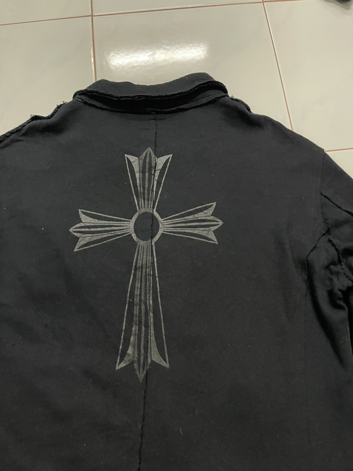 If Six Was Nine 2000s SEMANTIC DESIGN COTTON JACKET CROSS DESIGN Size US L / EU 52-54 / 3 - 19 Thumbnail