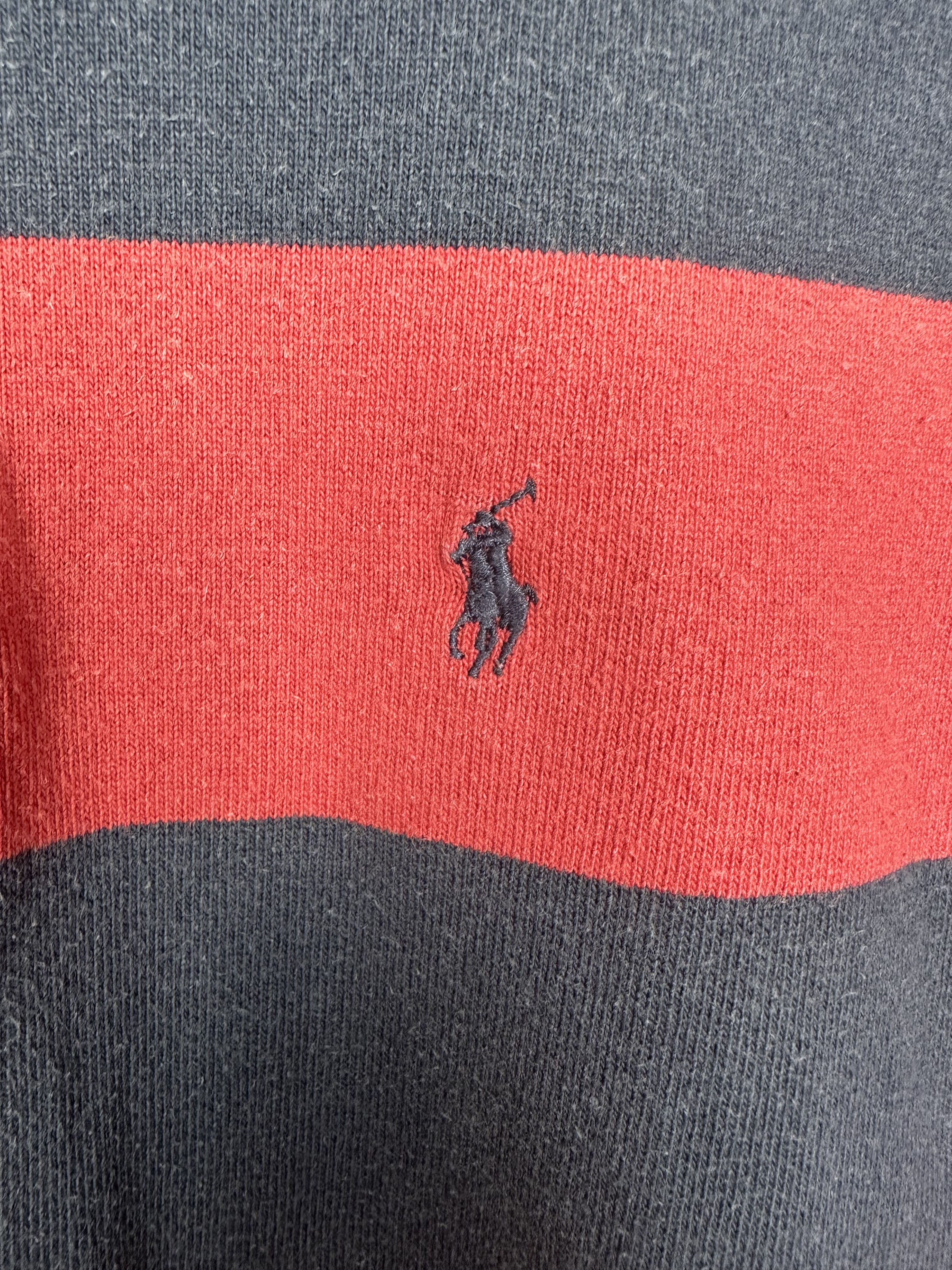 Polo Ralph Lauren Polo Ralph Lauren Vintage Mens Rugby Long Sleeve Polo Shirt Size US S / EU 44-46 / 1 - 2 Thumbnail