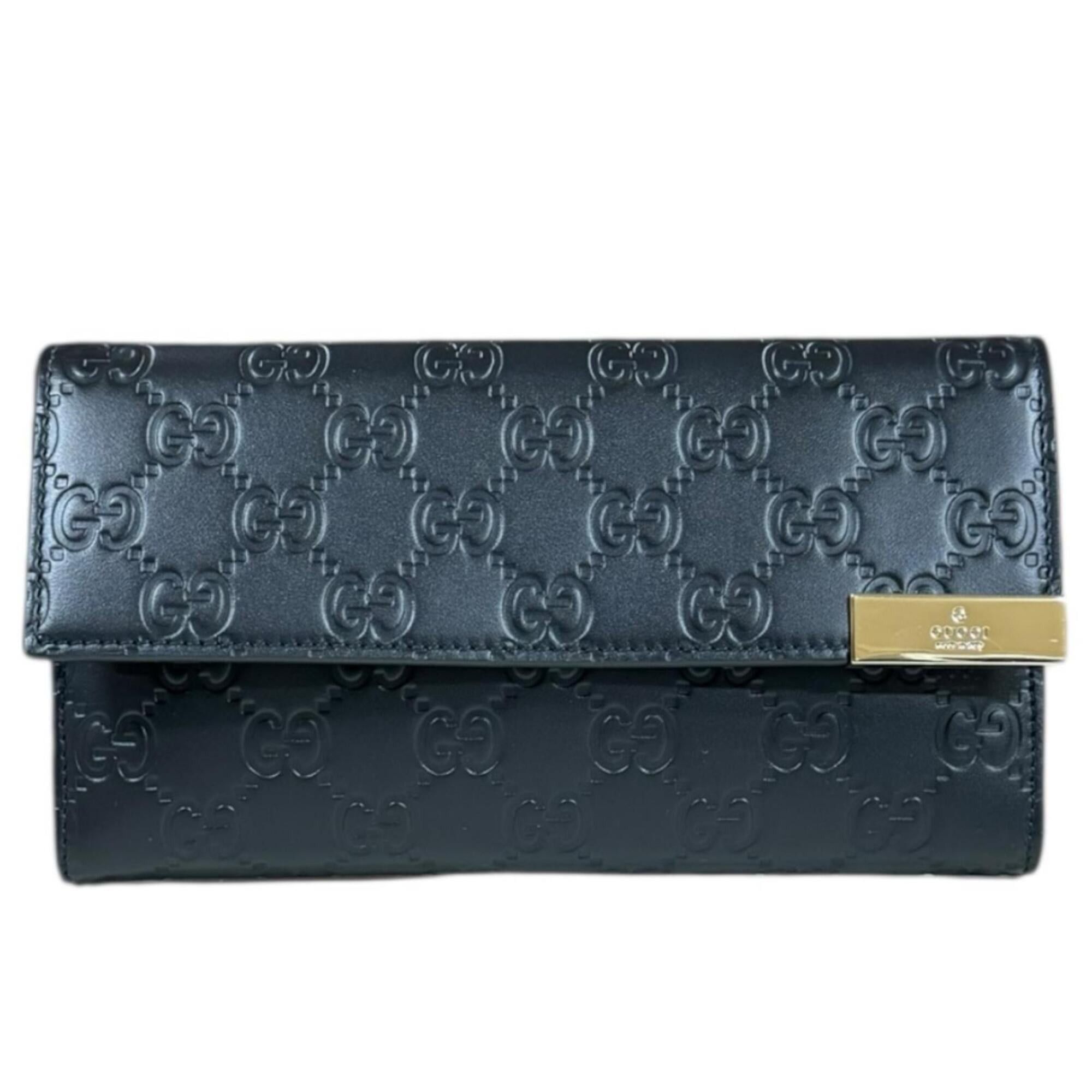 Gucci Gucci Guccissima Long Wallet, Leather 291099, Women's, Pre-owned. Size ONE SIZE - 1 Thumbnail