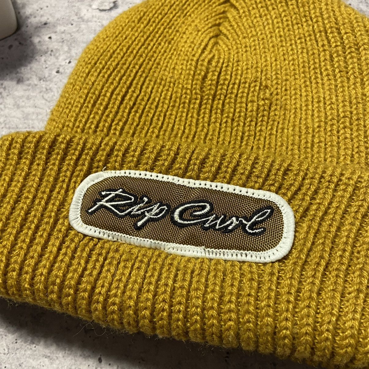 Rip Curl × Vintage 📌 VINTAGE RIP CURL SURF STYLE BEANIE HAT Size ONE SIZE - 3 Thumbnail