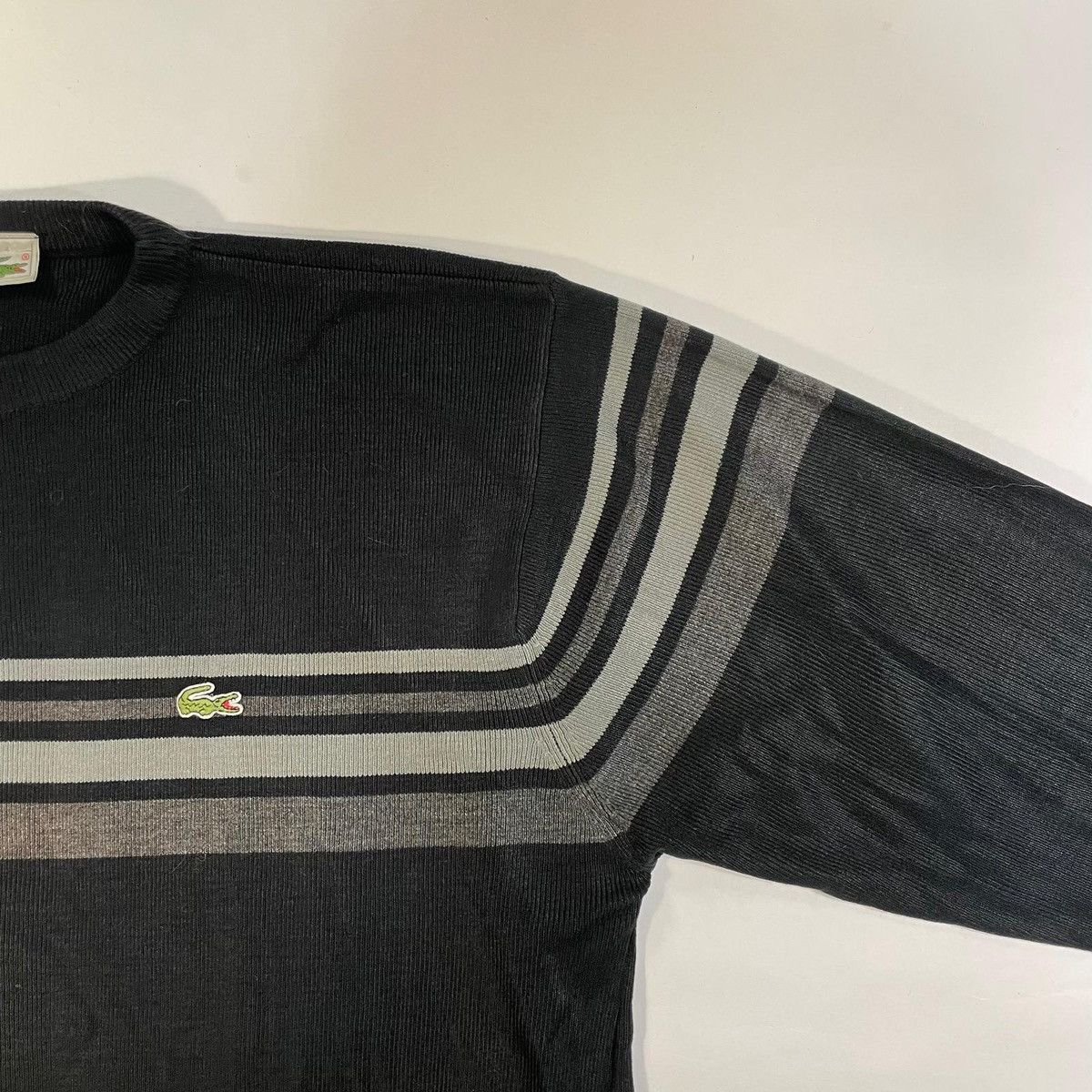 Lacoste Lacoste black sweatshirt sweater jumper vintage y2k 90s Size US M / EU 48-50 / 2 - 2 Thumbnail