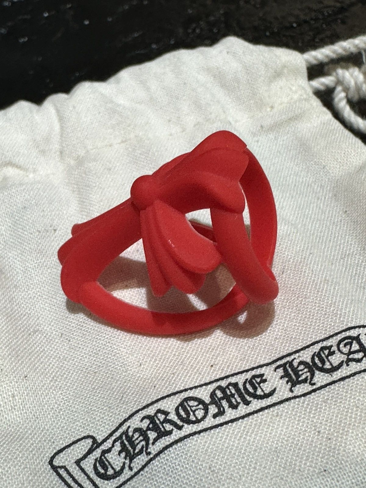 Chrome Hearts Chrome Hearts Silicone Cross Ring Size ONE SIZE - 5 Thumbnail