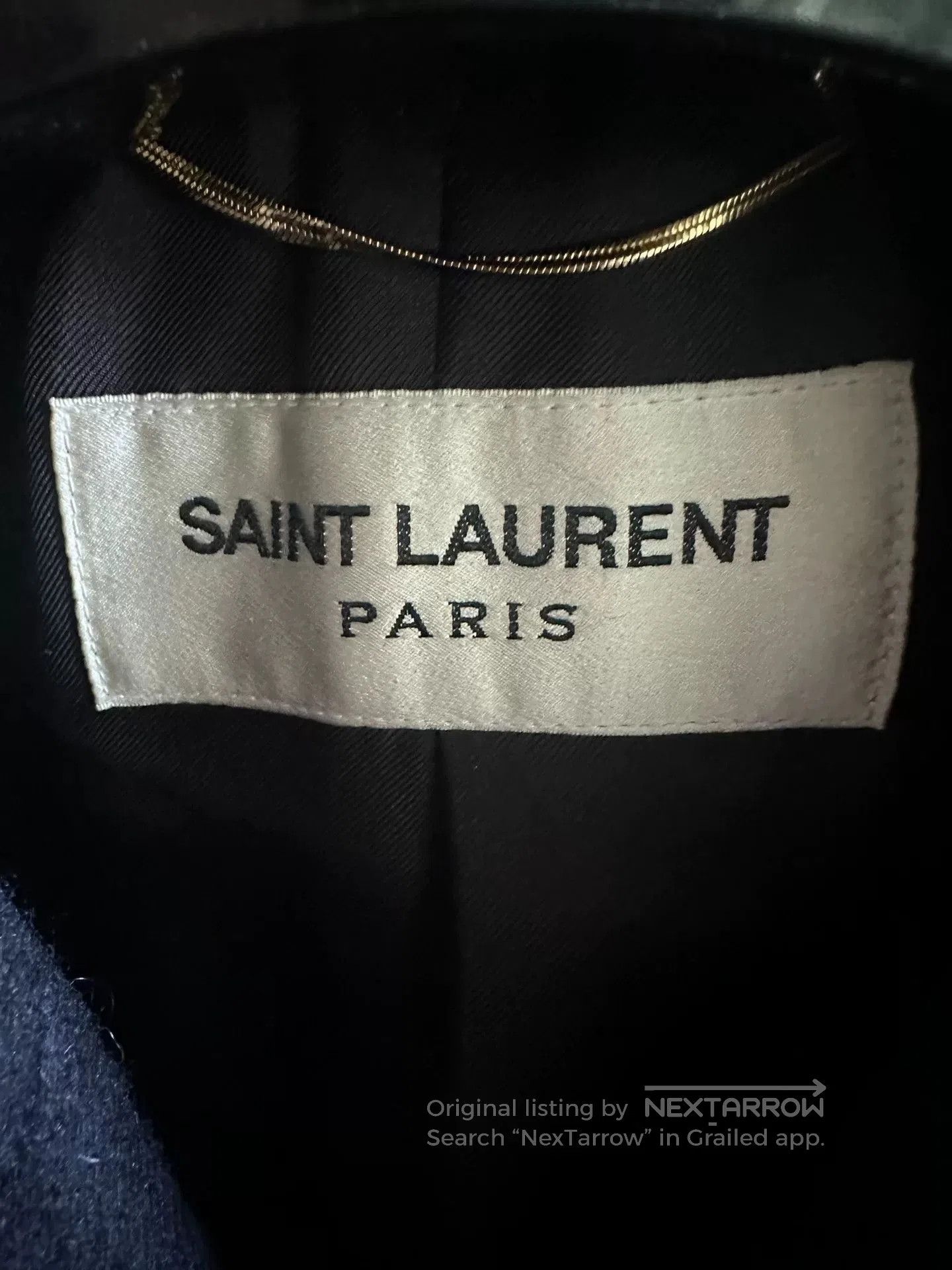 Hedi Slimane Saint Laurent 13FW Double-Breasted Coat. Size US L / EU 52-54 / 3 - 6 Thumbnail