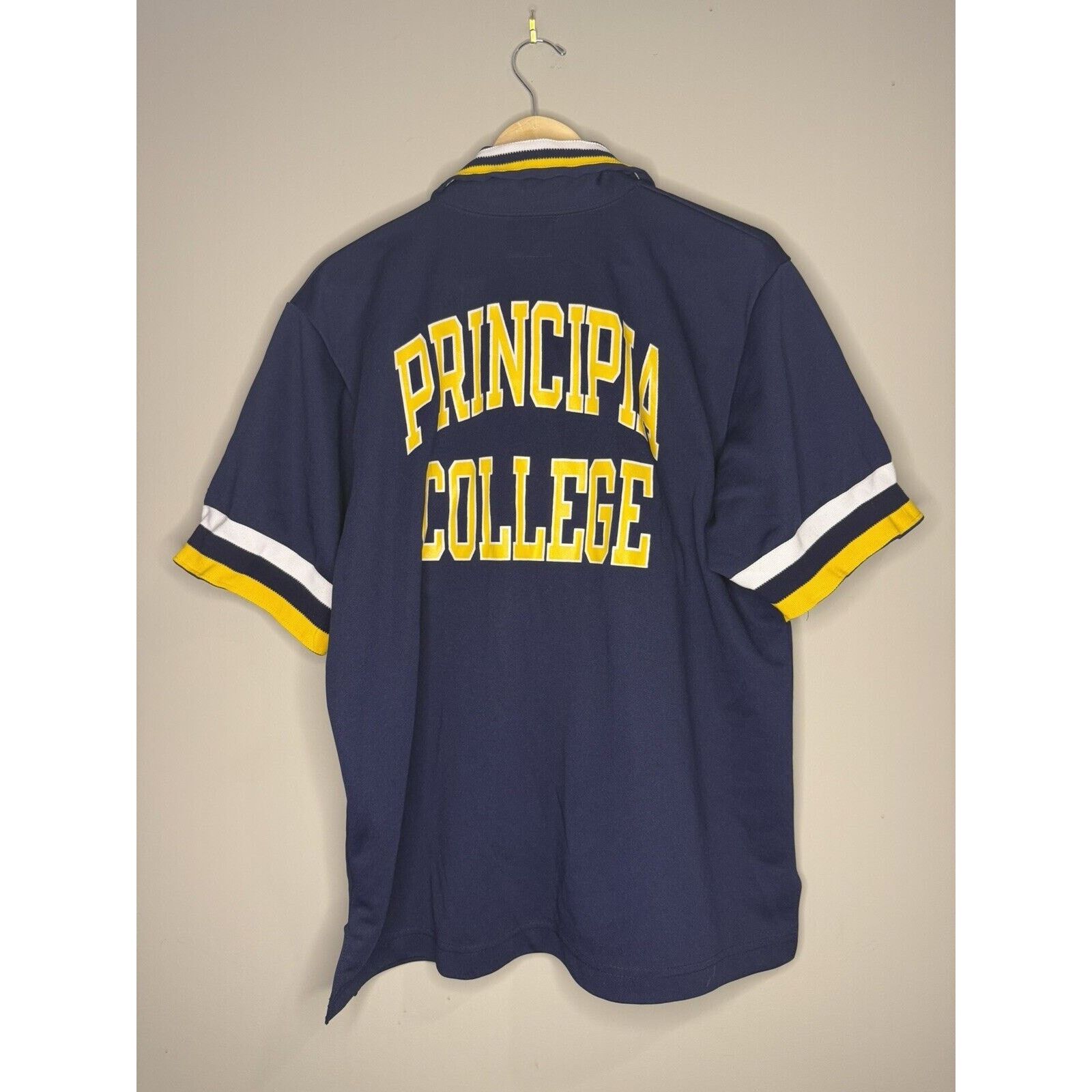 Champion Vintage Champion Principia College Warm Up Jersey Size US L / EU 52-54 / 3 - 1 Thumbnail