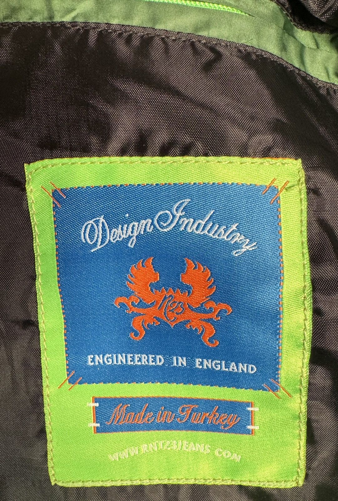 RNT23 RNT23 JEANS Insulated Black/Green Quilted Bomber, Medium Size US M / EU 48-50 / 2 - 6 Thumbnail
