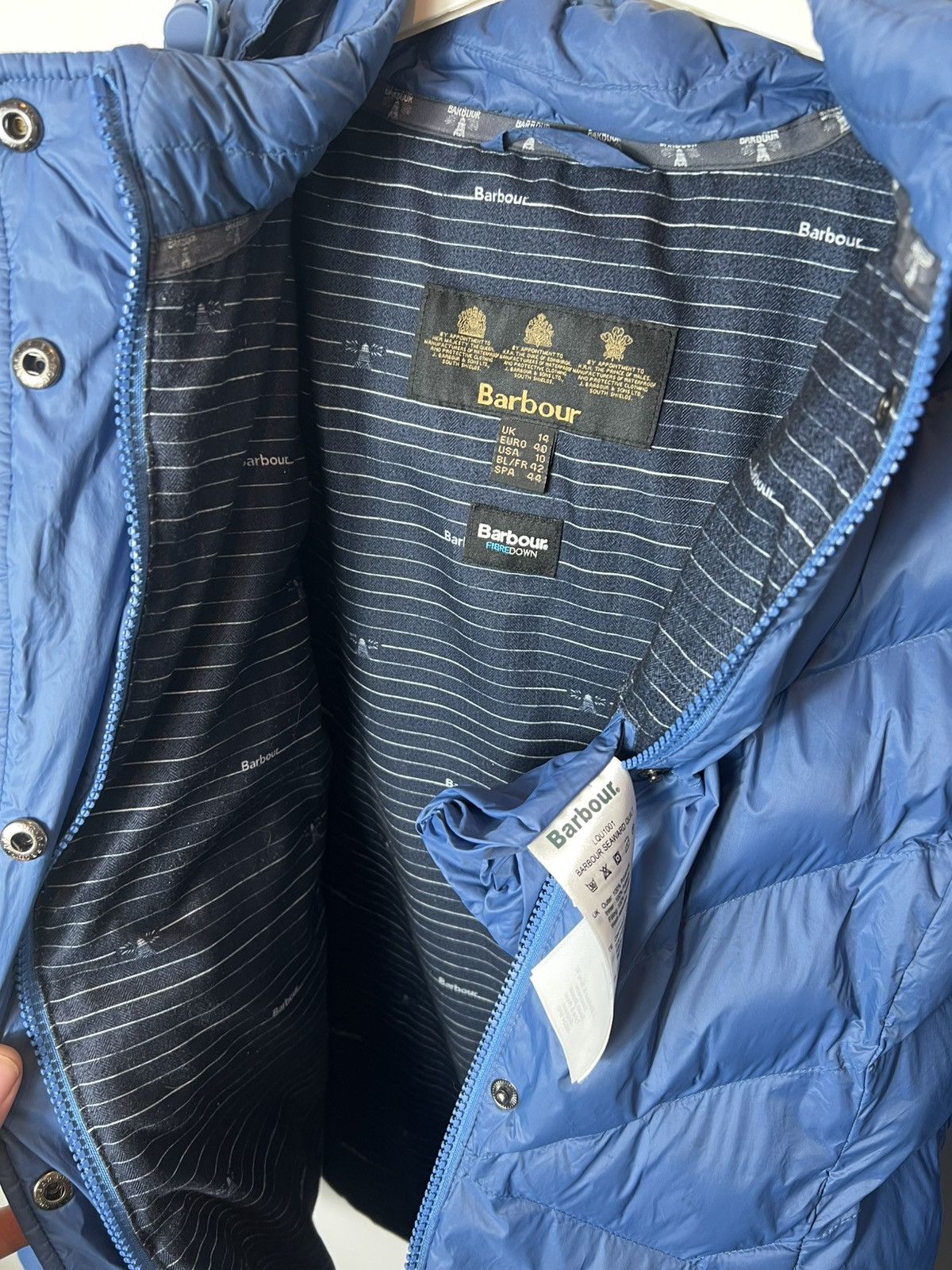 Barbour Vintage streetwear designer Barbour Seaward Quilted Jacket Size L / US 10 / IT 46 - 5 Thumbnail