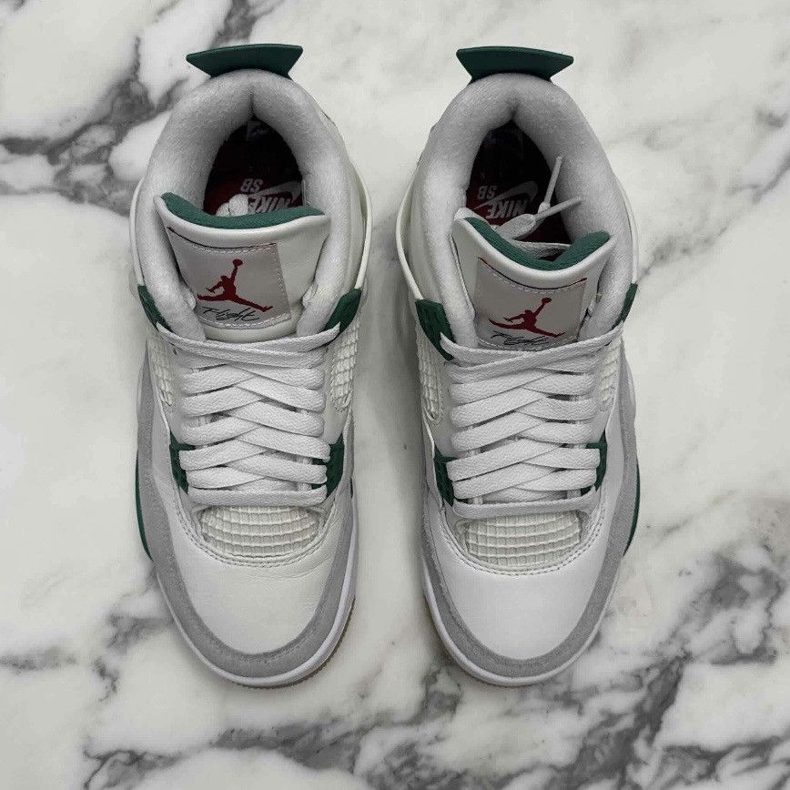 Jordan Brand × Nike × Nike SB Preowned Nike Air Jordan 4 SB Pine Green Size 6 No Box Size US 6 / EU 39 - 3 Thumbnail
