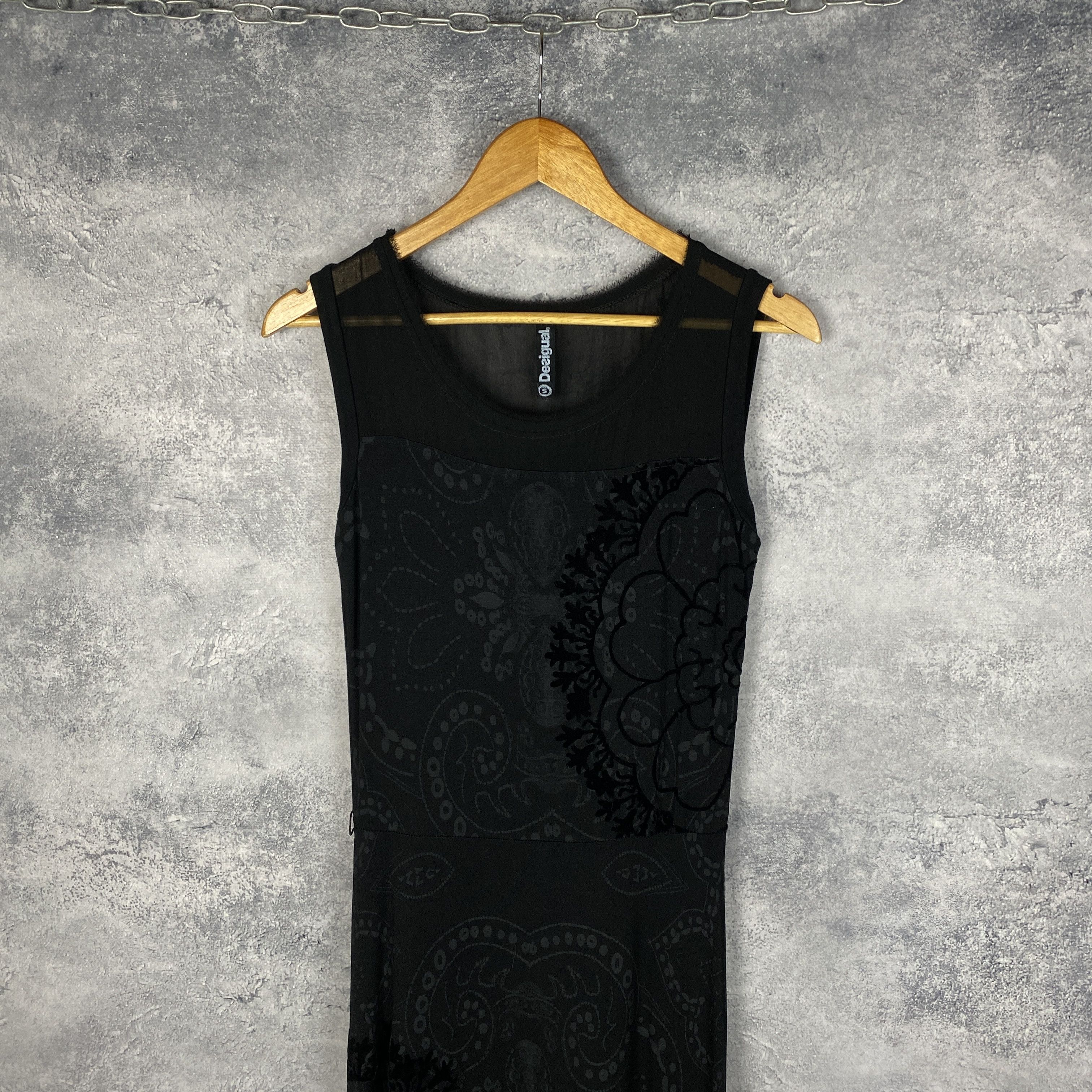 Desigual Desigual Dress Women's Size S Black Sleeveless Size S / US 4 / IT 40 - 2 Thumbnail