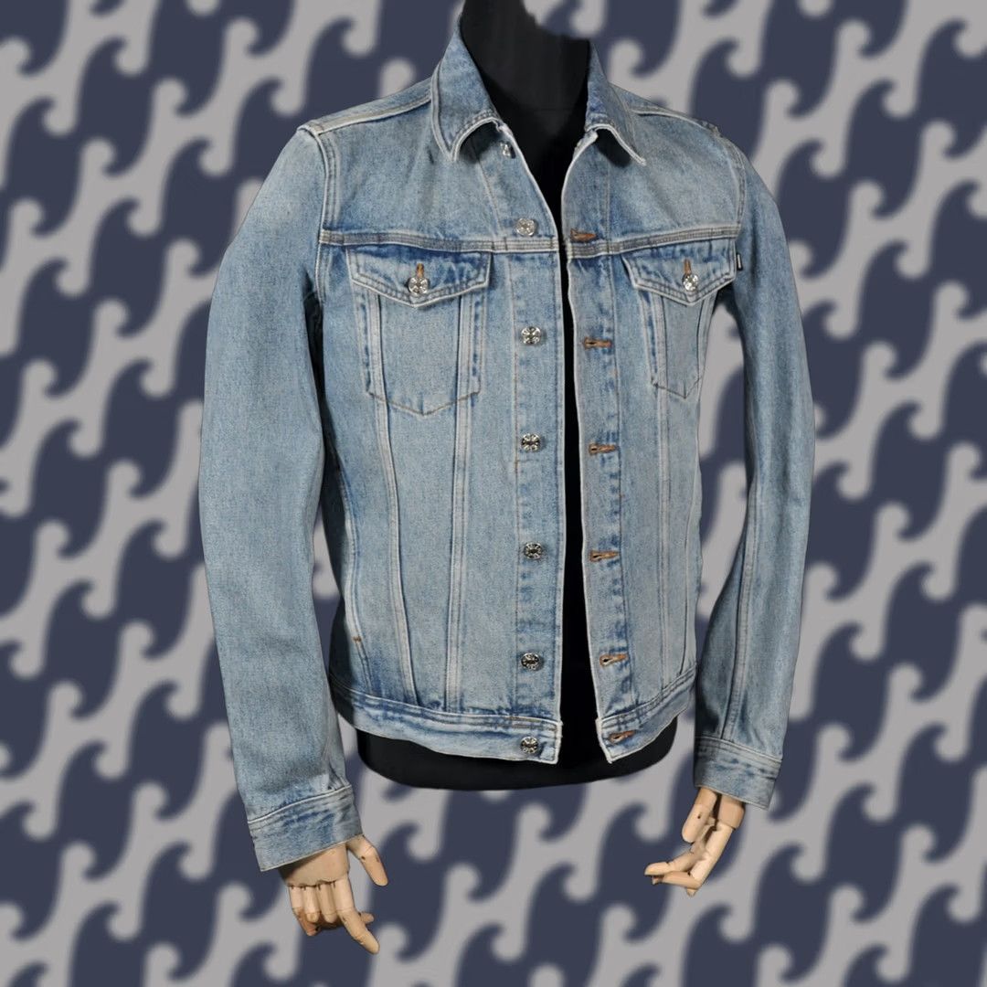Diesel DIESEL O0S0EW R-ELSHARK XP Jacket Men Denim L Blue 100% Cotton Chest 55 cm Back 62 cm 24.41" Length Sleeve 70 cm 27.56" Vintage: No Size US L / EU 52-54 / 3 - 1 Thumbnail