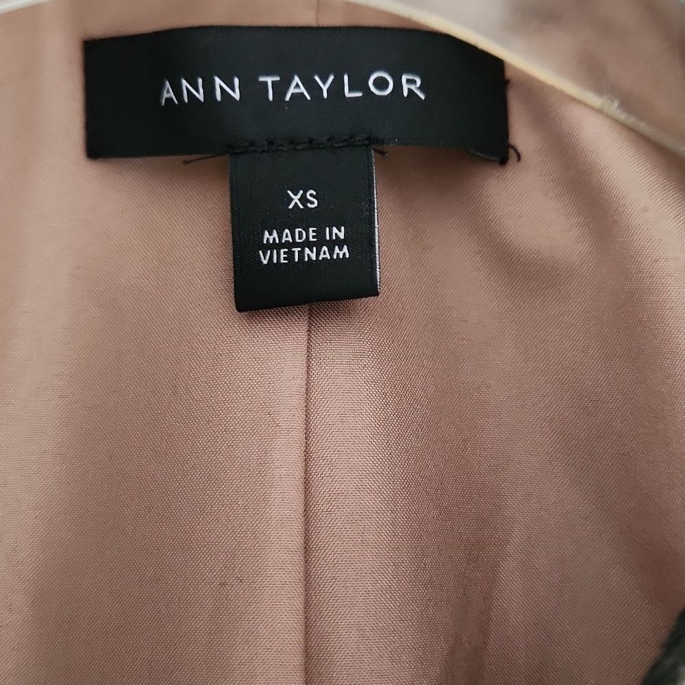 Ann Taylor ANN TAYLOR | Animal Print Moto Jacket Wool Sz XS Size XS / US 0-2 / IT 36-38 - 6 Thumbnail