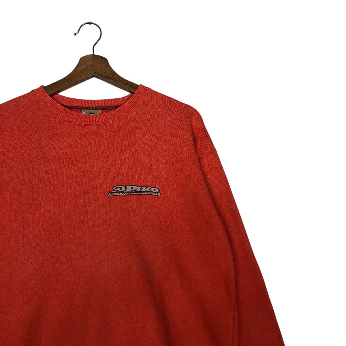 Japanese Brand × Vintage 📌Vintage Sweatshirt Hawaii Piko Big Logo Over Print Size US L / EU 52-54 / 3 - 7 Thumbnail