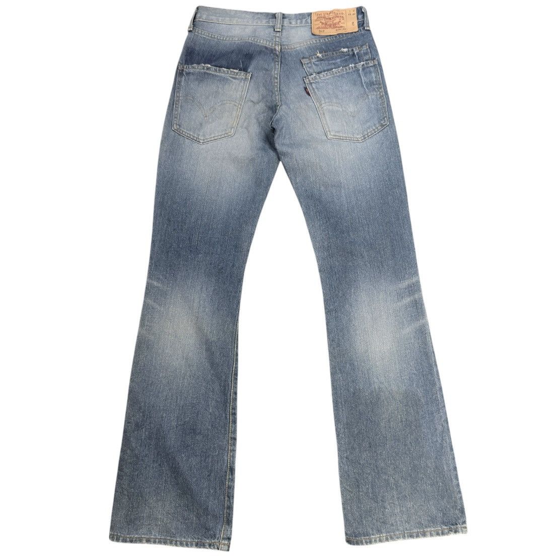 Engineered Garments × Levi's Archive ‼️ Flared Vintage Levis 517 Double Back Pocket Denim Size US 29 - 2 Thumbnail