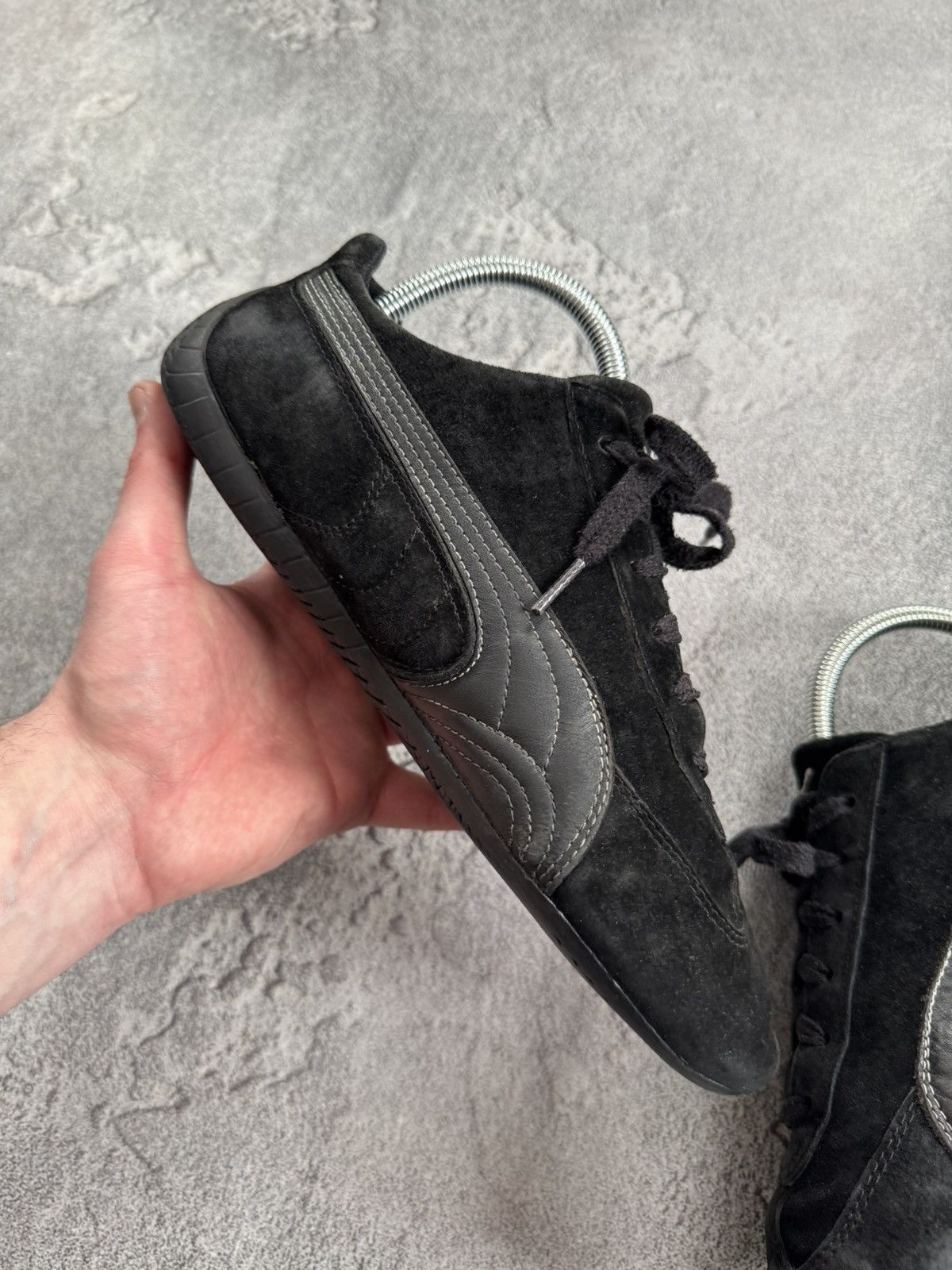 Puma Puma SpeedCat US8/EUR41 black suede low top sneakers shoes Size US 8 / EU 41 - 12 Thumbnail