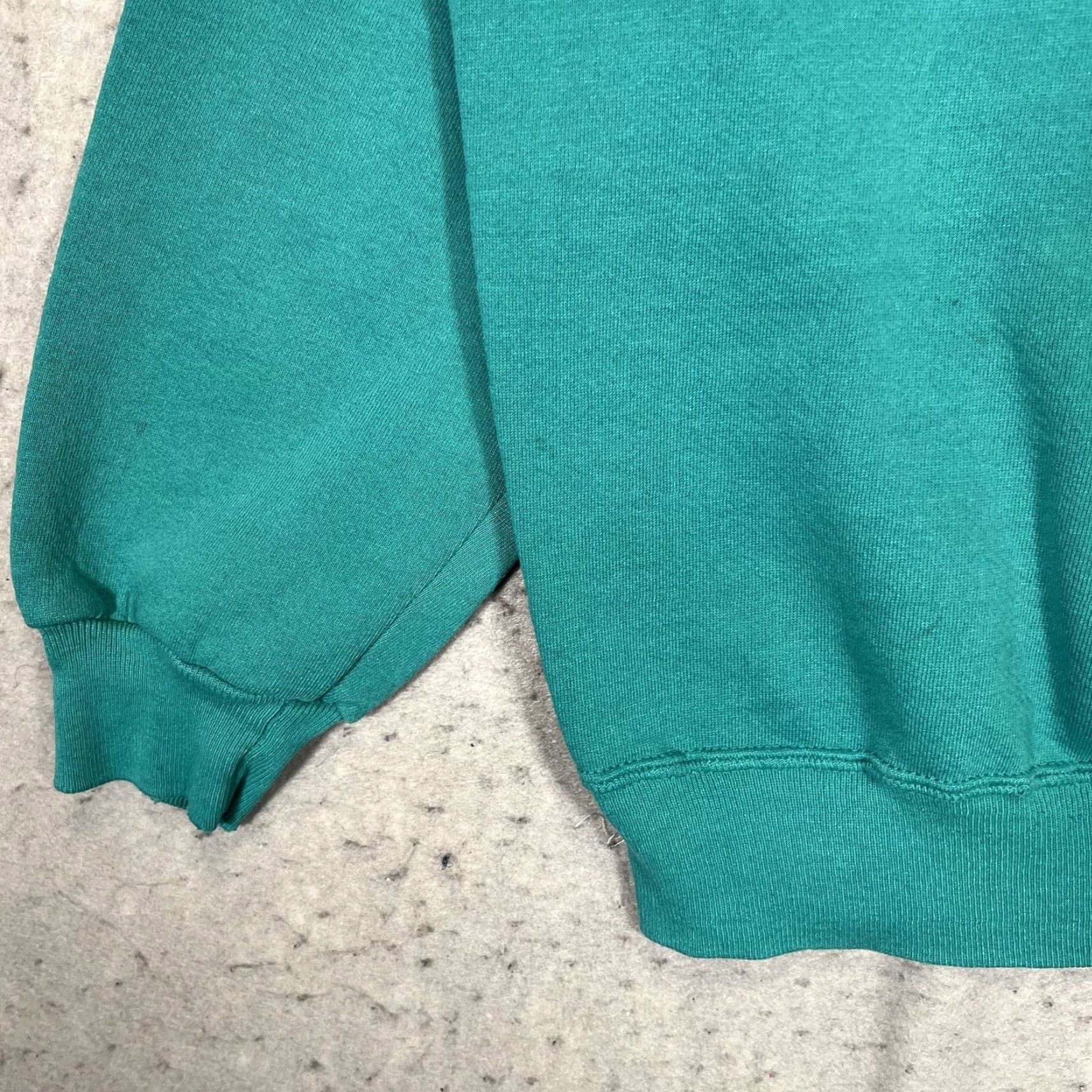 Jerzees VINTAGE A1 VTG 90s Reach For A Cure Sweater Adult Medium Teal Green Neuro Fibromatosis Size US M / EU 48-50 / 2 - 5 Thumbnail