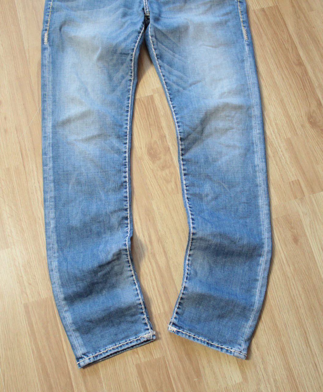 Japanese Brand 🔥 True Religion Rocco Relaxed Skinny Pants Jeans Y2K Logo Size US 34 / EU 50 - 5 Thumbnail