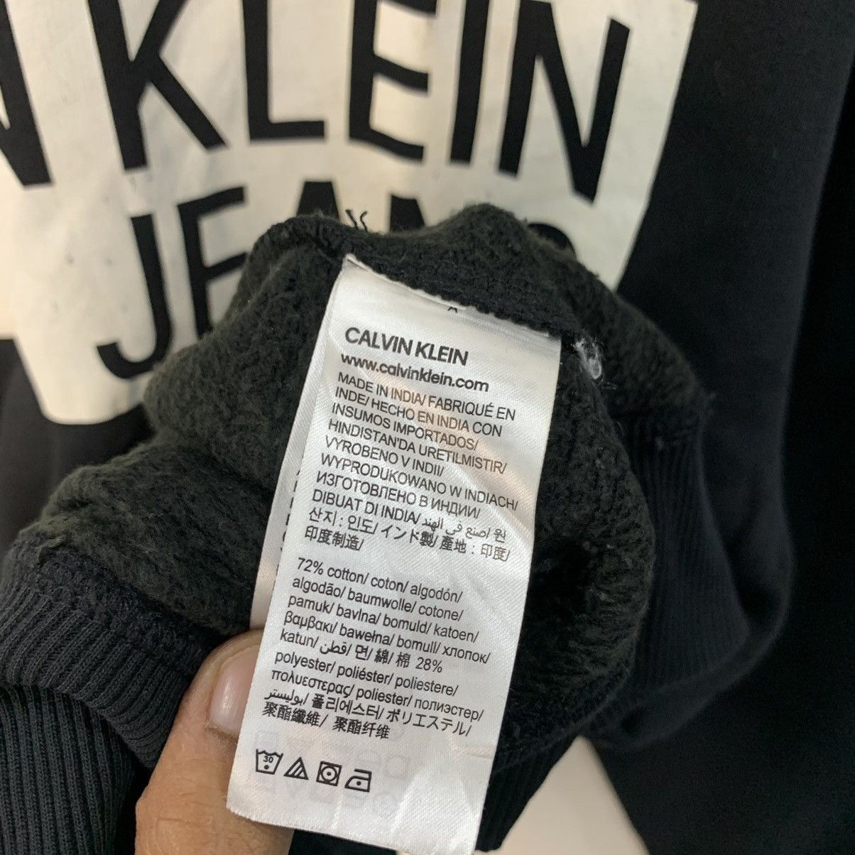Calvin Klein Calvin Klein Sweatshirt CK Spellout Streetwear Size Large Size US L / EU 52-54 / 3 - 6 Thumbnail
