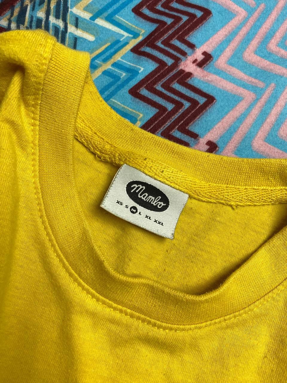 Mambo Streetwear T-Shirt yellow Mambo big logo Y2K Vintage Size US M / EU 48-50 / 2 - 2 Thumbnail