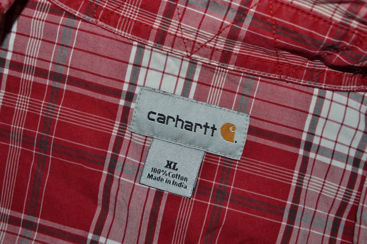 Carhartt Carhartt Shirt Western Red Made In India Size XXL Size US XL / EU 56 / 4 - 9 Thumbnail