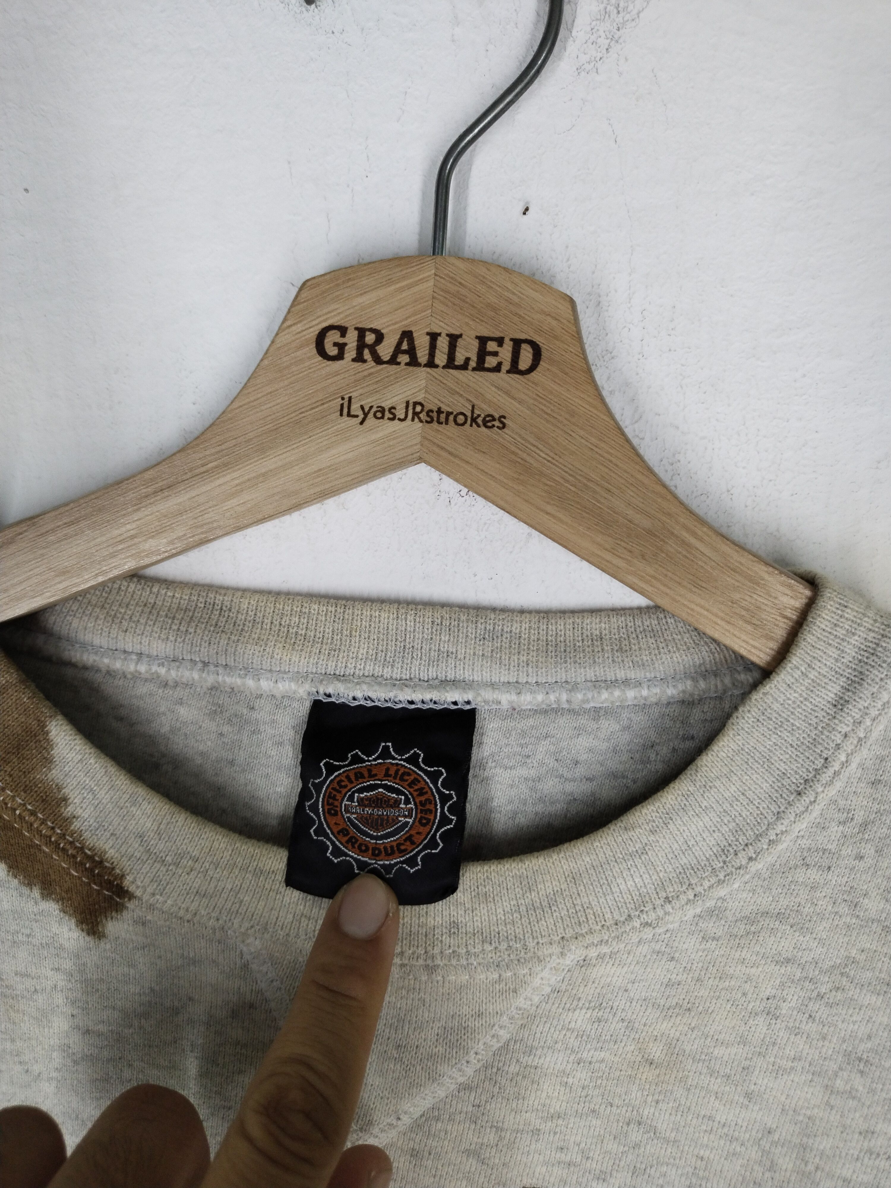 Harley Davidson × Vintage Vintage 1996 Harley Davidson HD Sweatshirt Size US XL / EU 56 / 4 - 14 Thumbnail