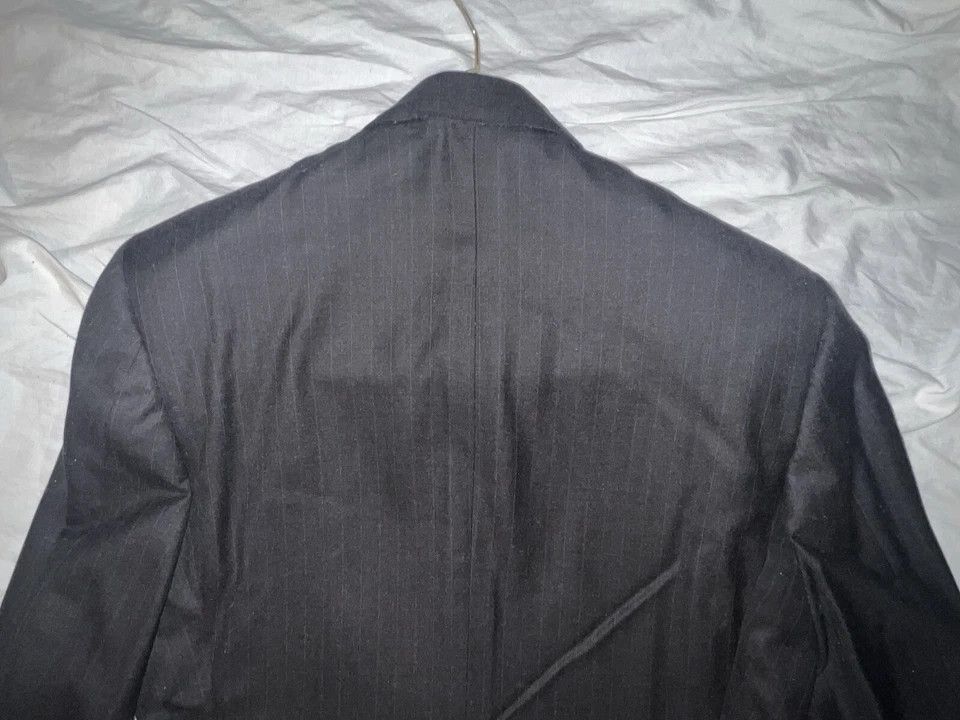 Oxxford Clothes Double Breasted Gray Suit Size 42S - 15 Thumbnail